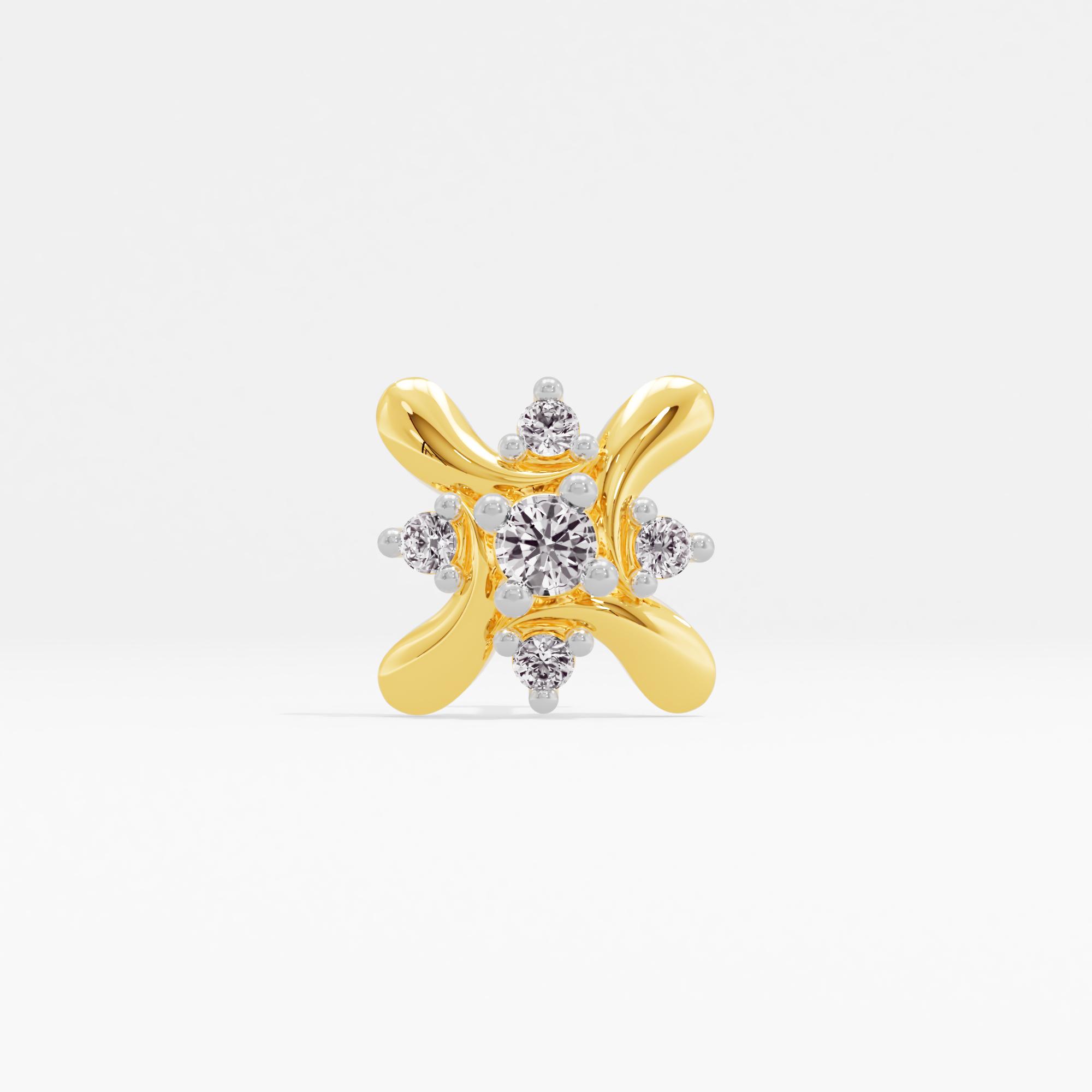 Unique Elegance Solitaire Nose Pin