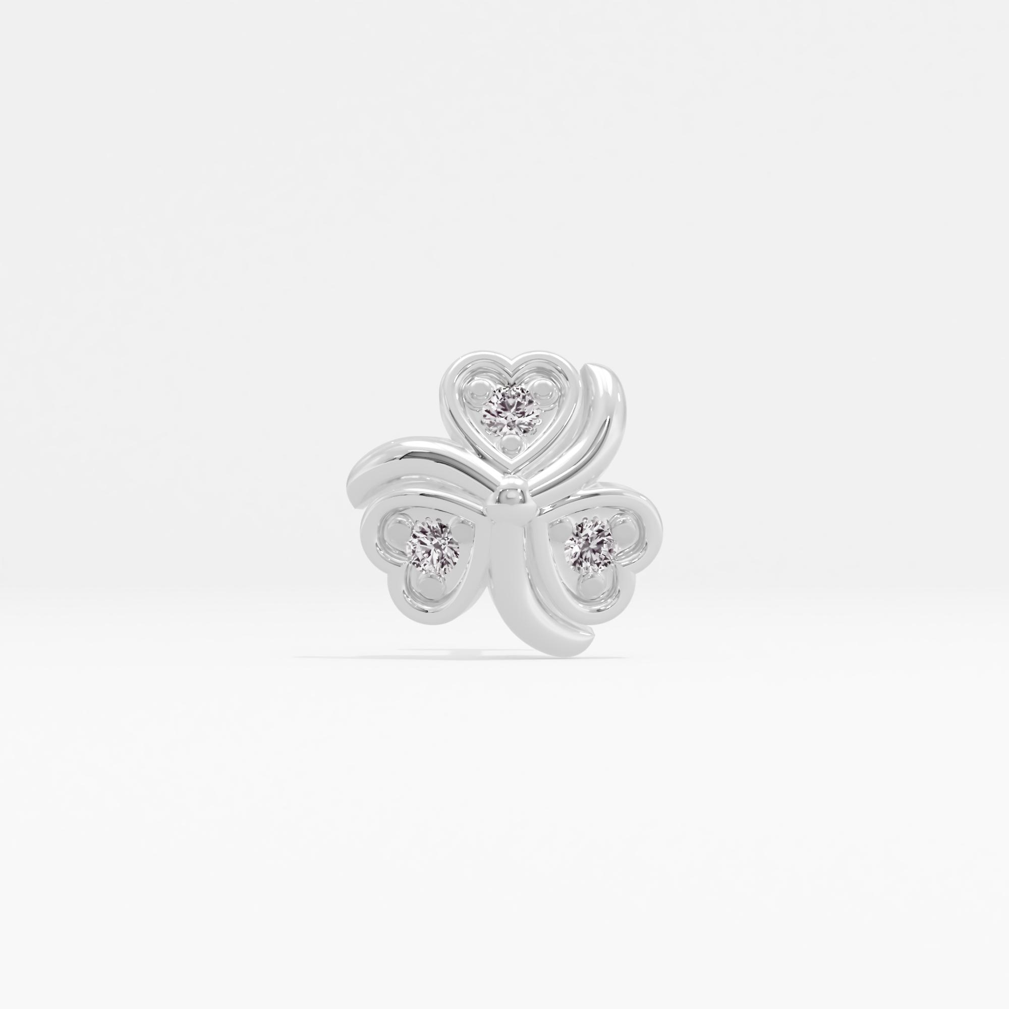 Contemporary Flair Heart Nose Pin