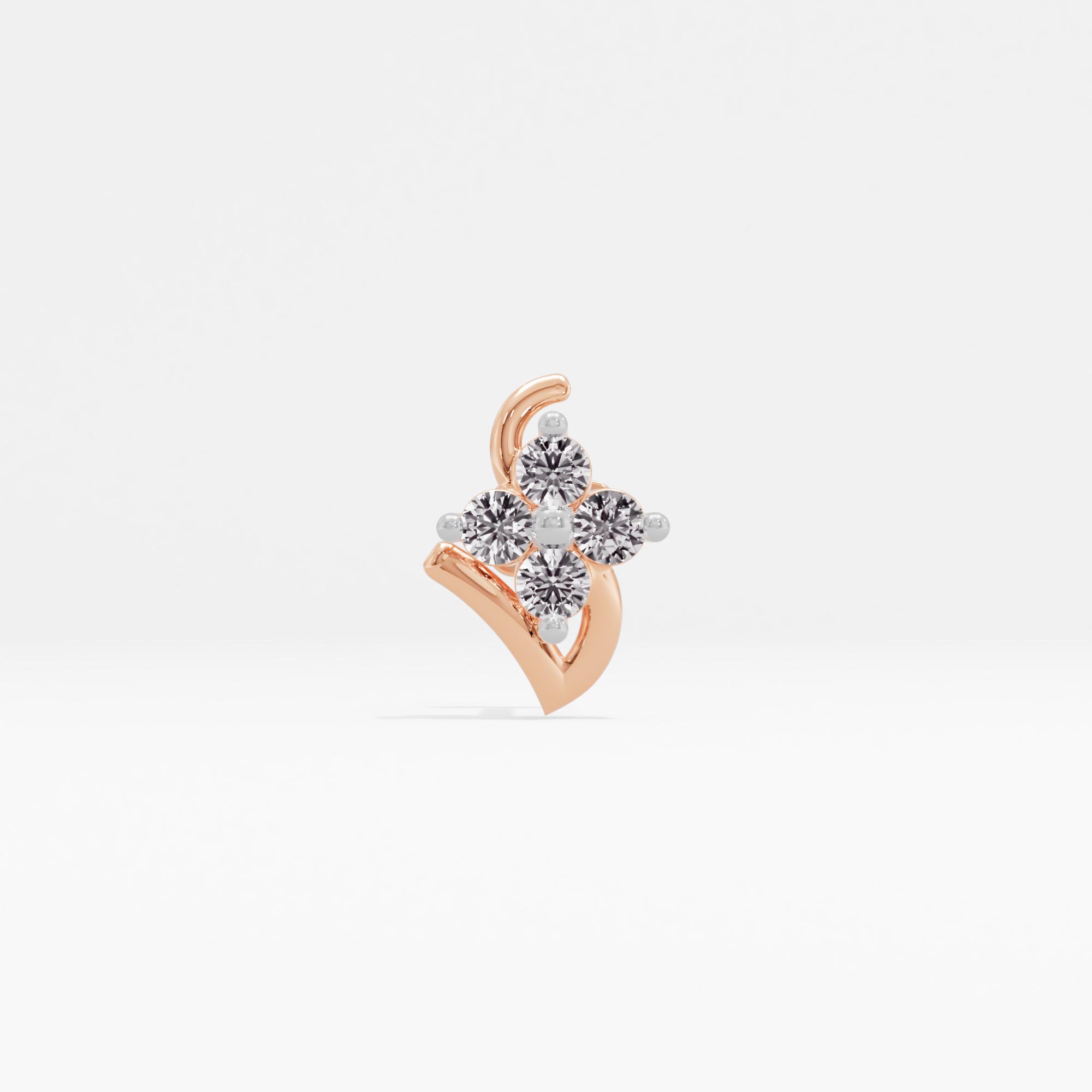 Promise Fullfiled Cluster Nose Pin
