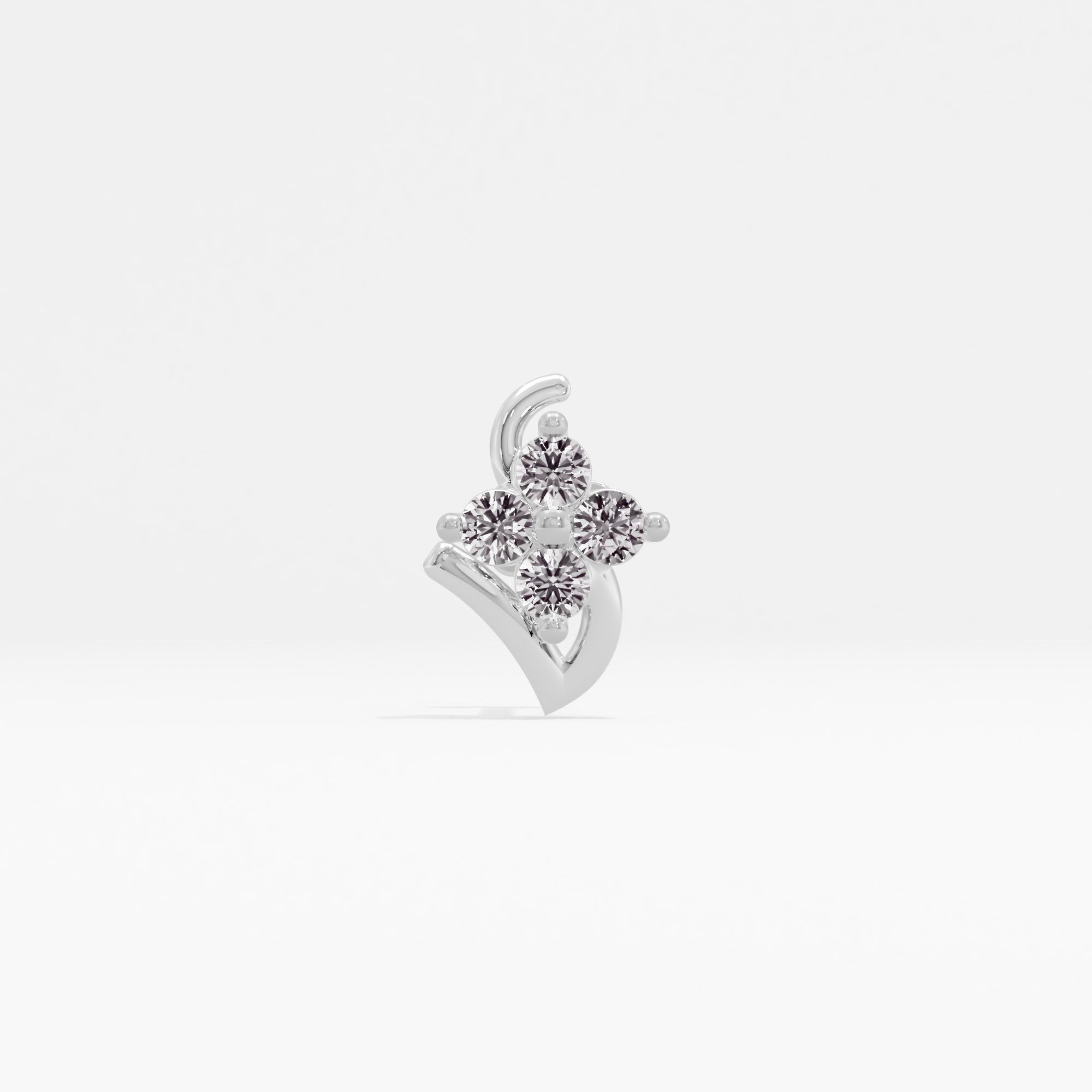 Promise Fullfiled Cluster Nose Pin