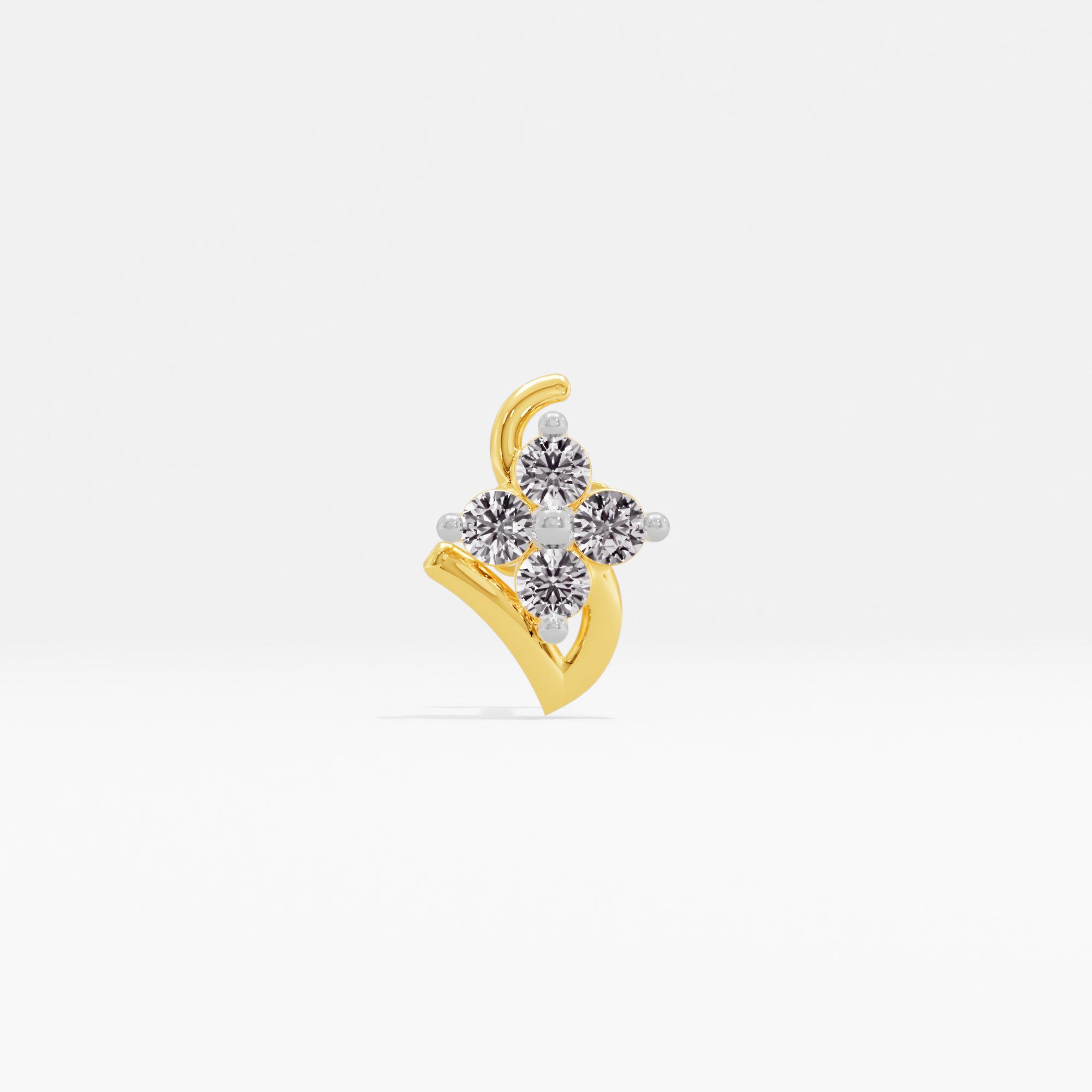 Promise Fullfiled Cluster Nose Pin