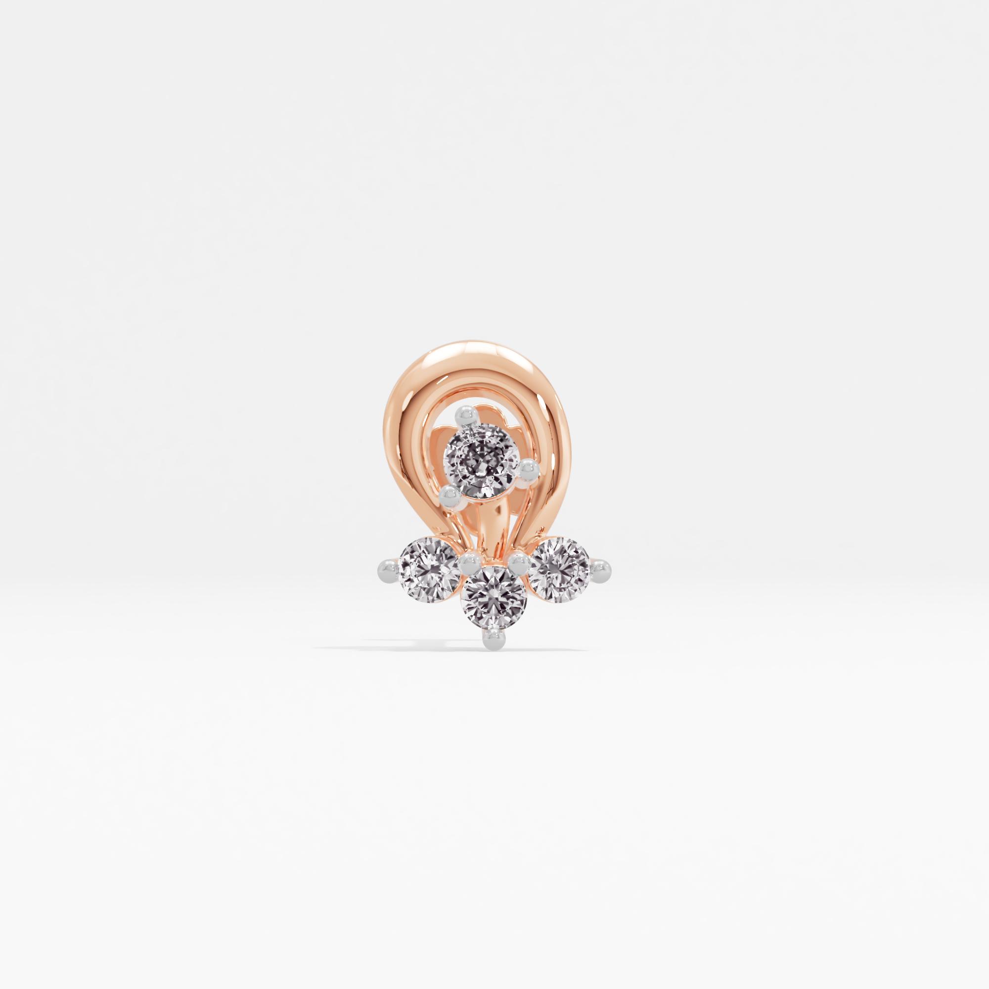 Butterfly Bloom Cluster Nose Pin