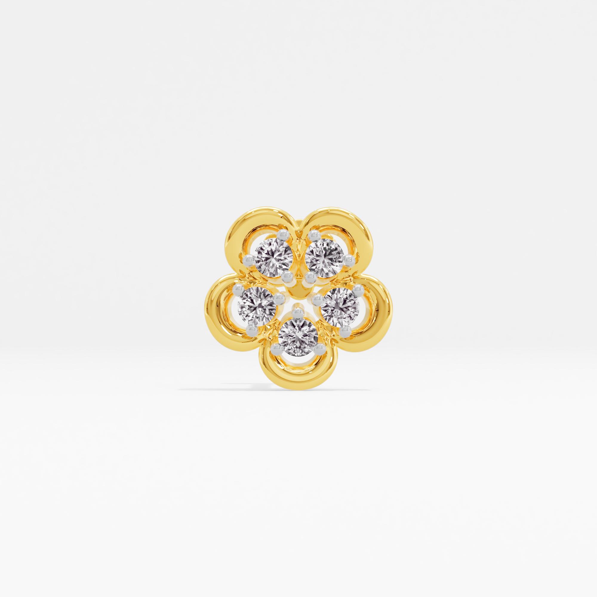 Immemorial Luminosity Cluster Nose Pin