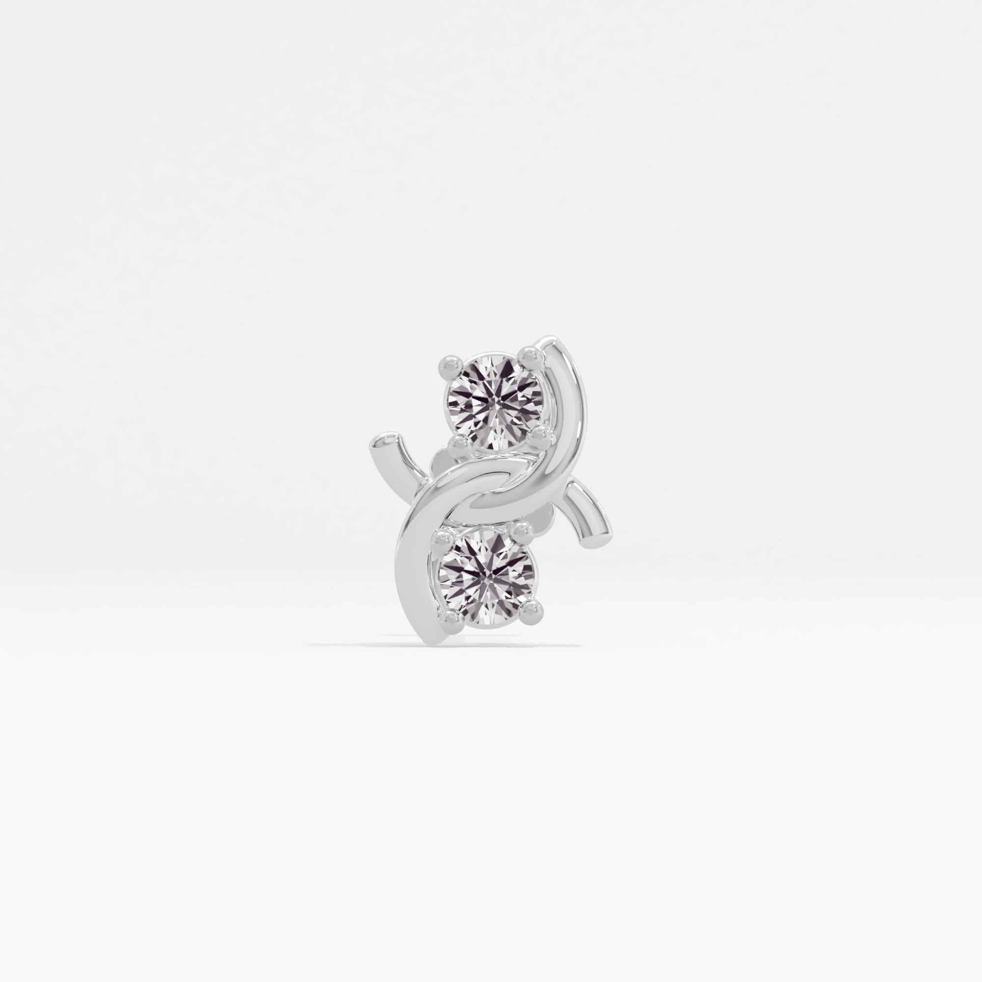 Model Essential 2 Stone Nose Pin
