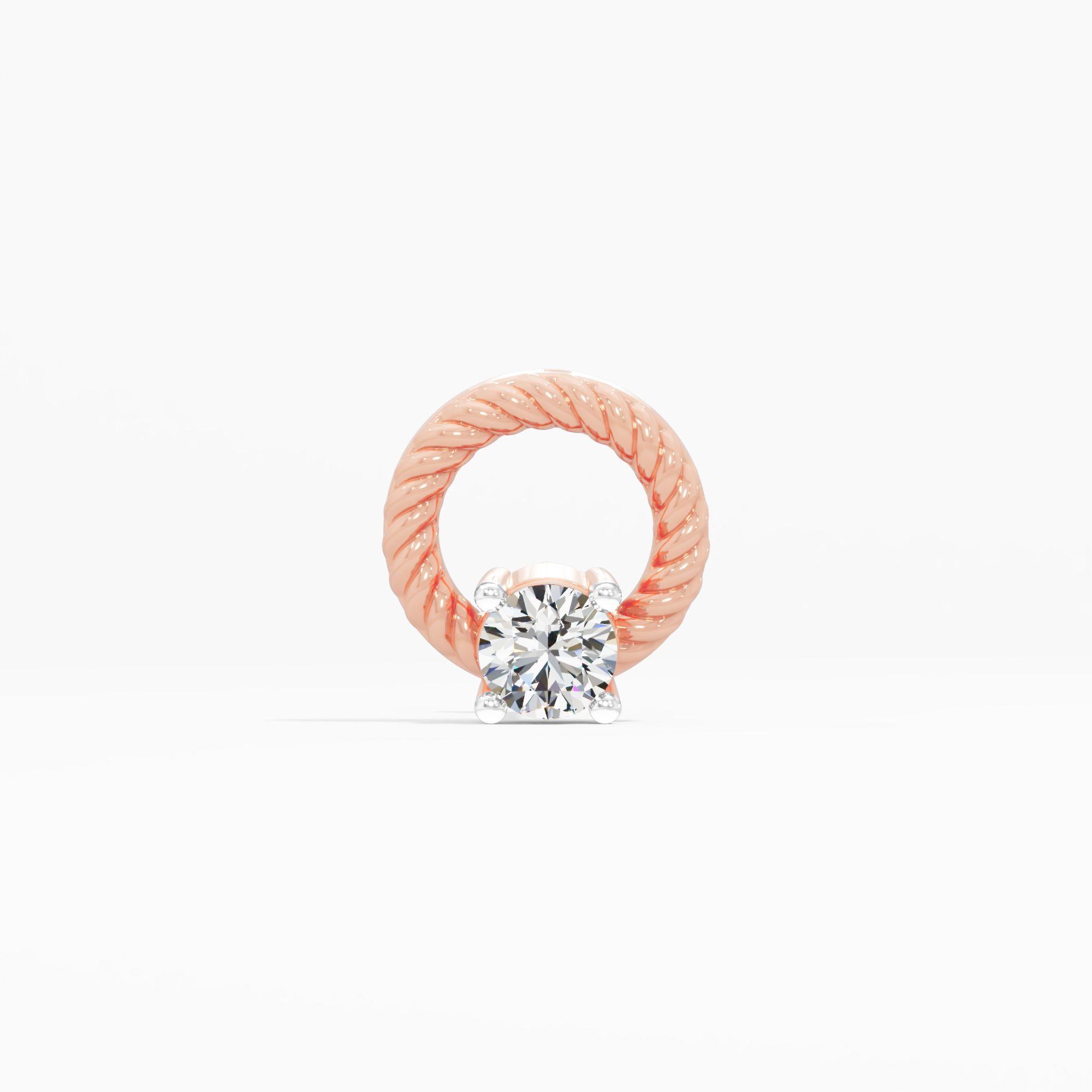 Twisted Rope Solitaire Nosepin