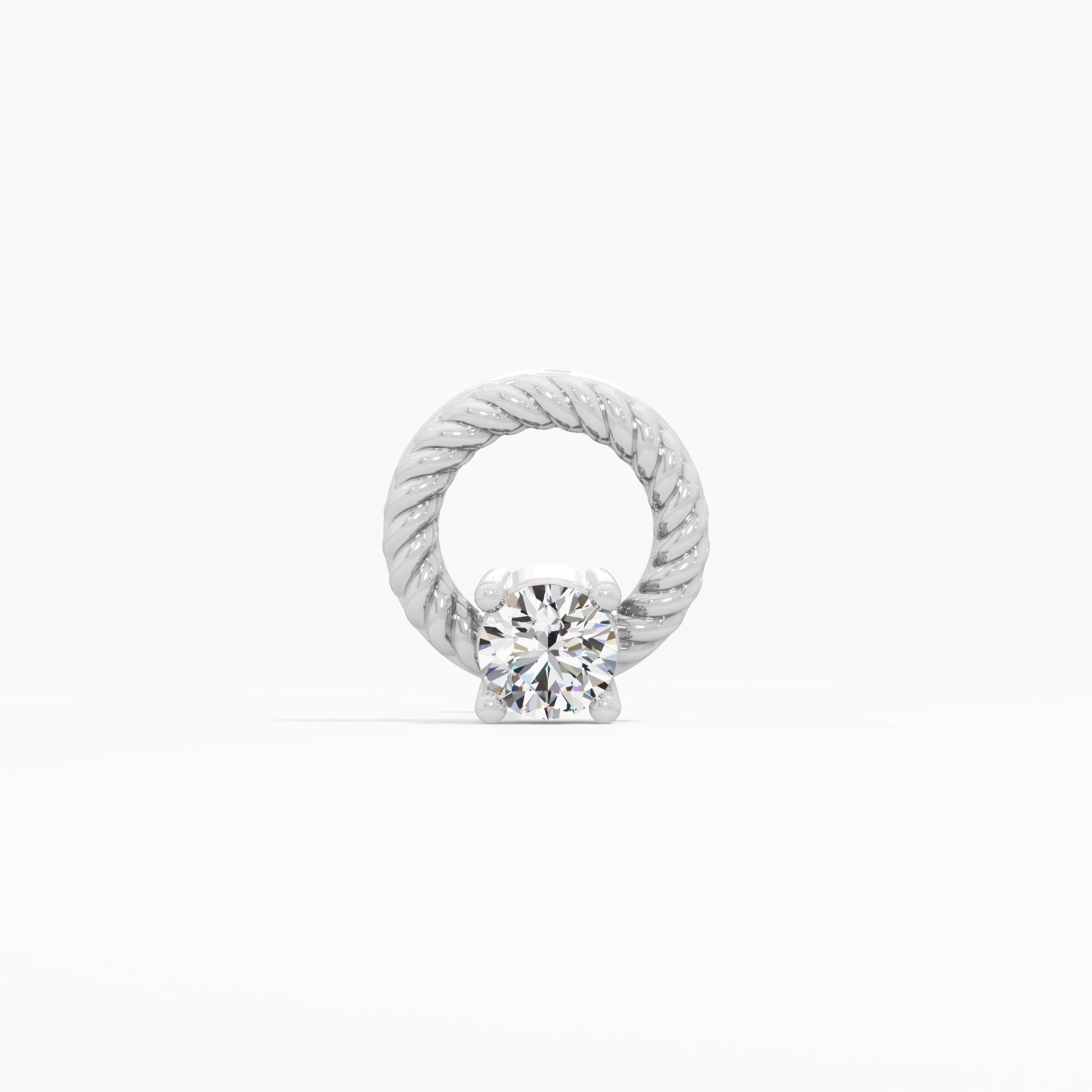 Twisted Rope Solitaire Nosepin