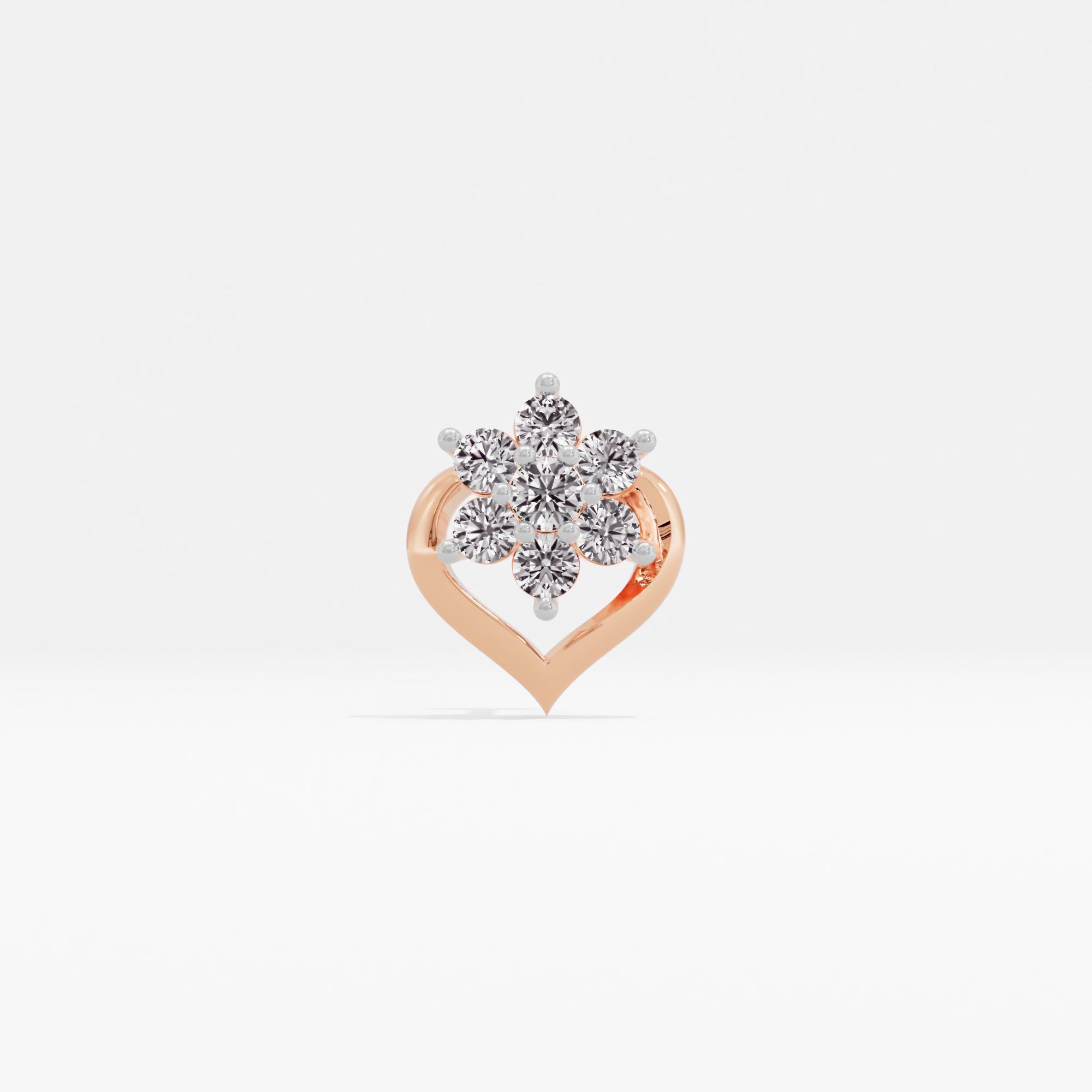 Mystic Craft 7 Stone Cluster Nose Pin
