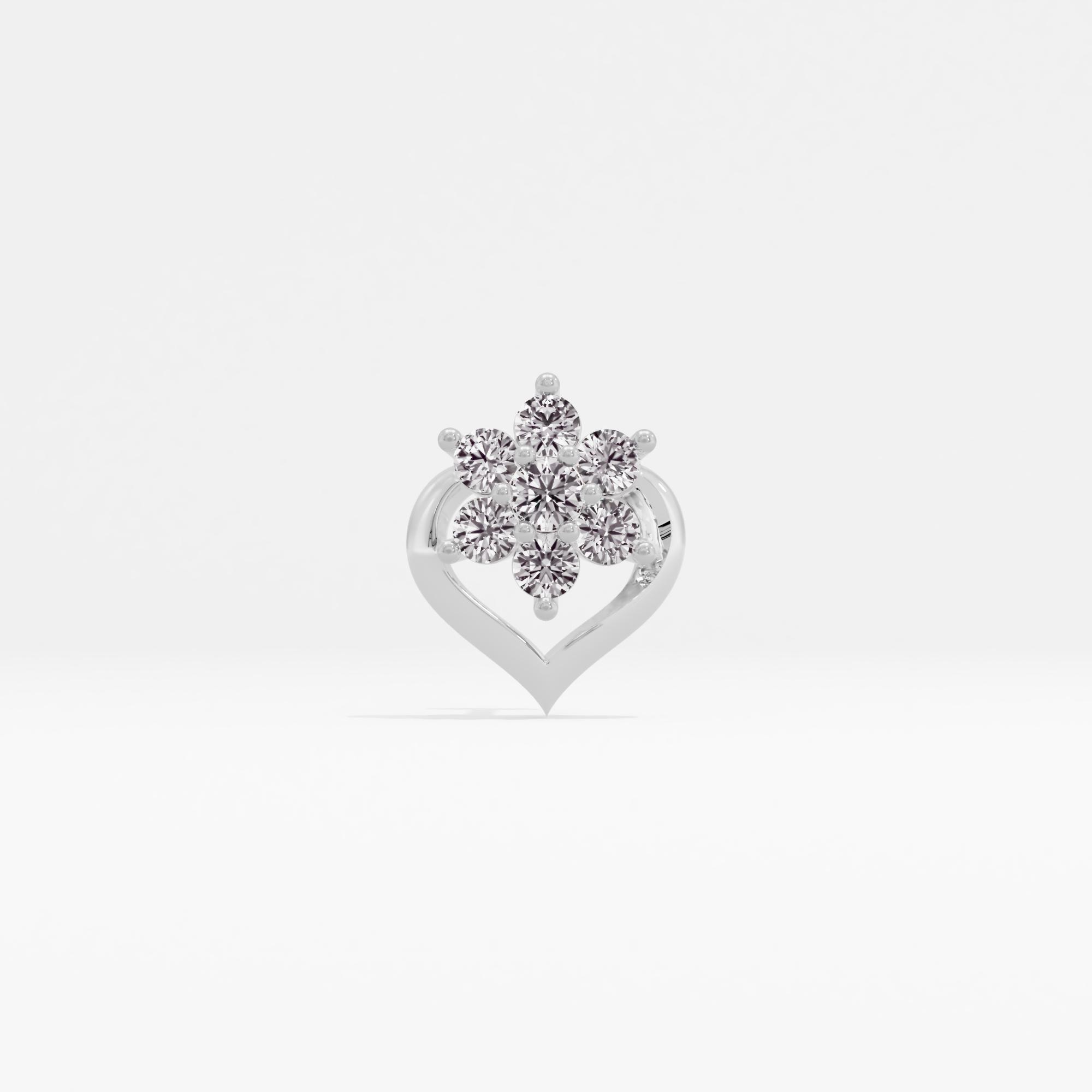 Mystic Craft 7 Stone Cluster Nose Pin
