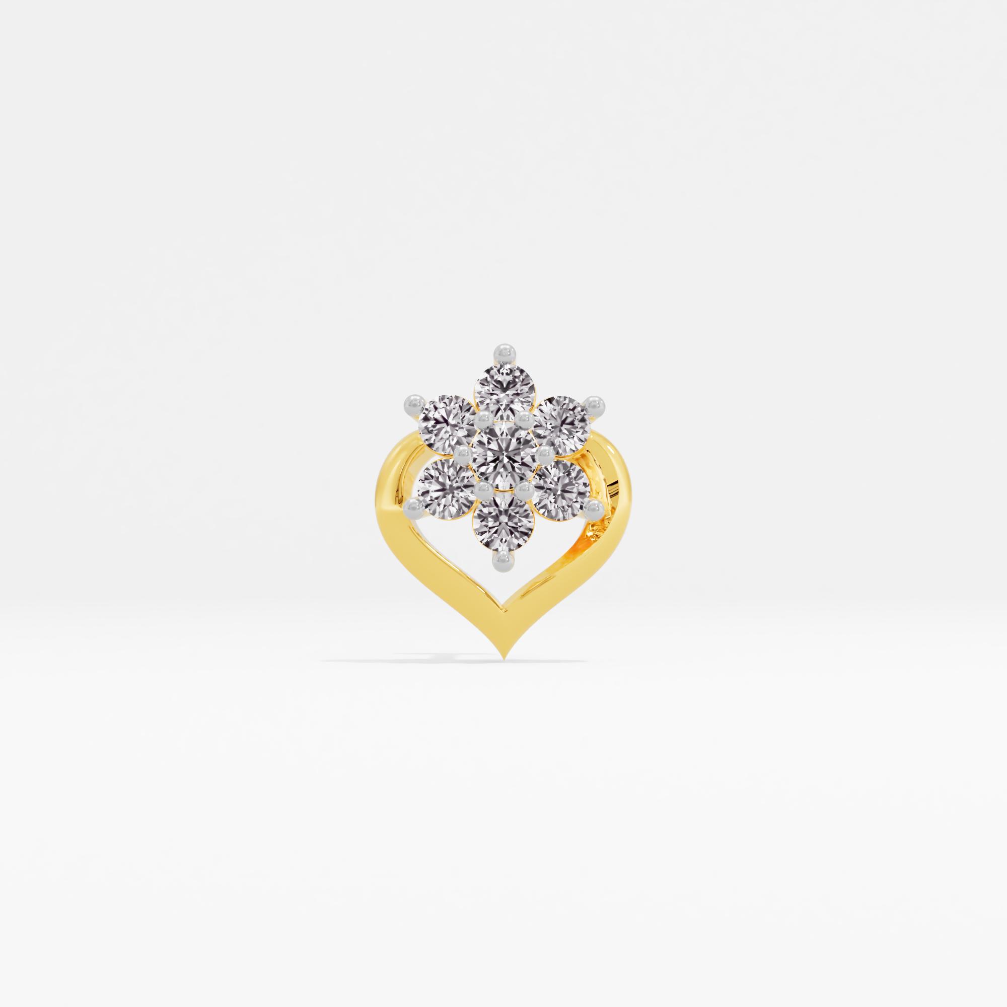 Mystic Craft 7 Stone Cluster Nose Pin