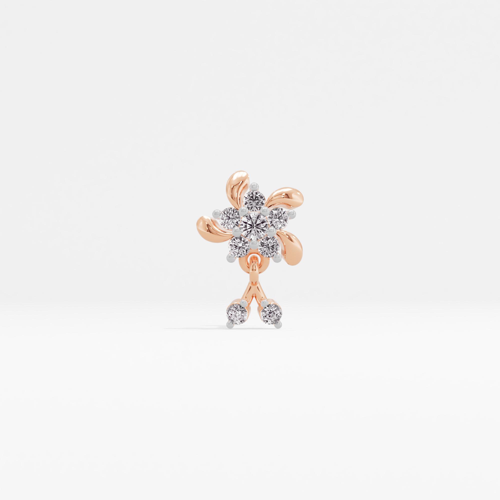 Astral Glamour Cluster Nose Pin