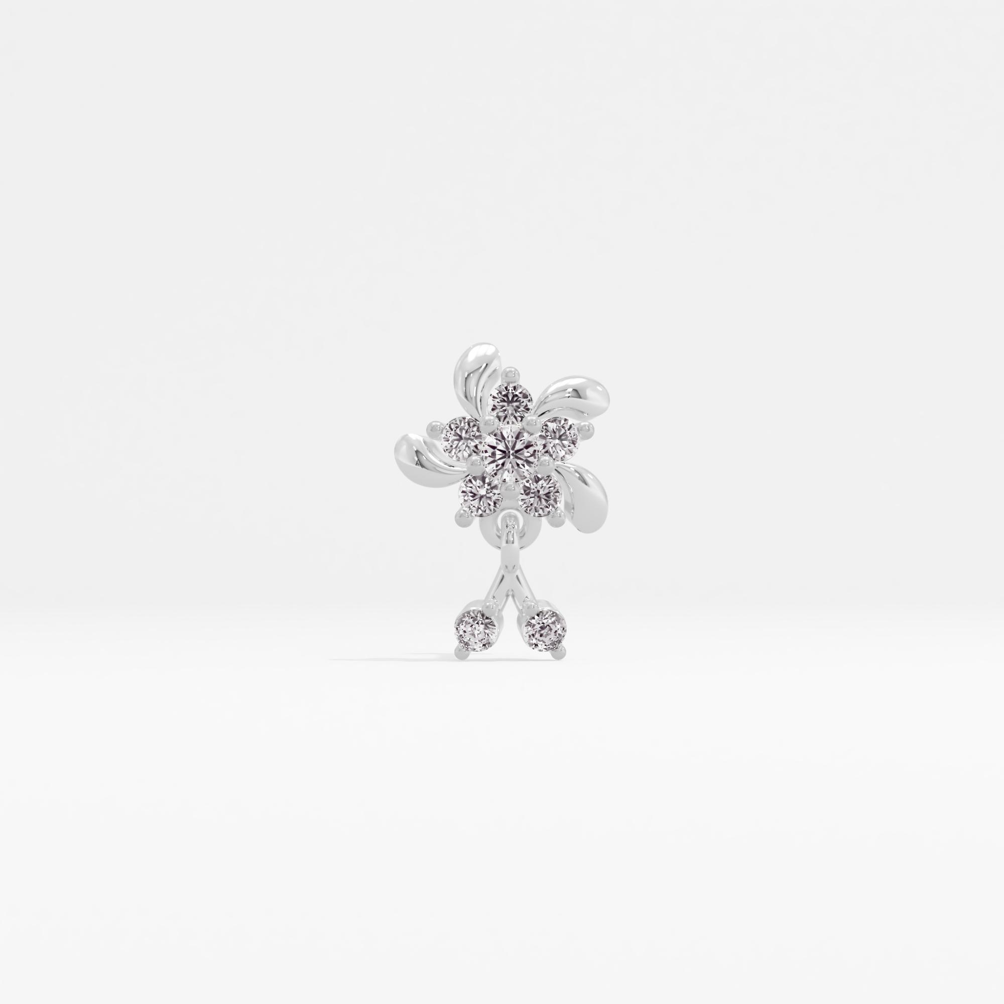 Astral Glamour Cluster Nose Pin