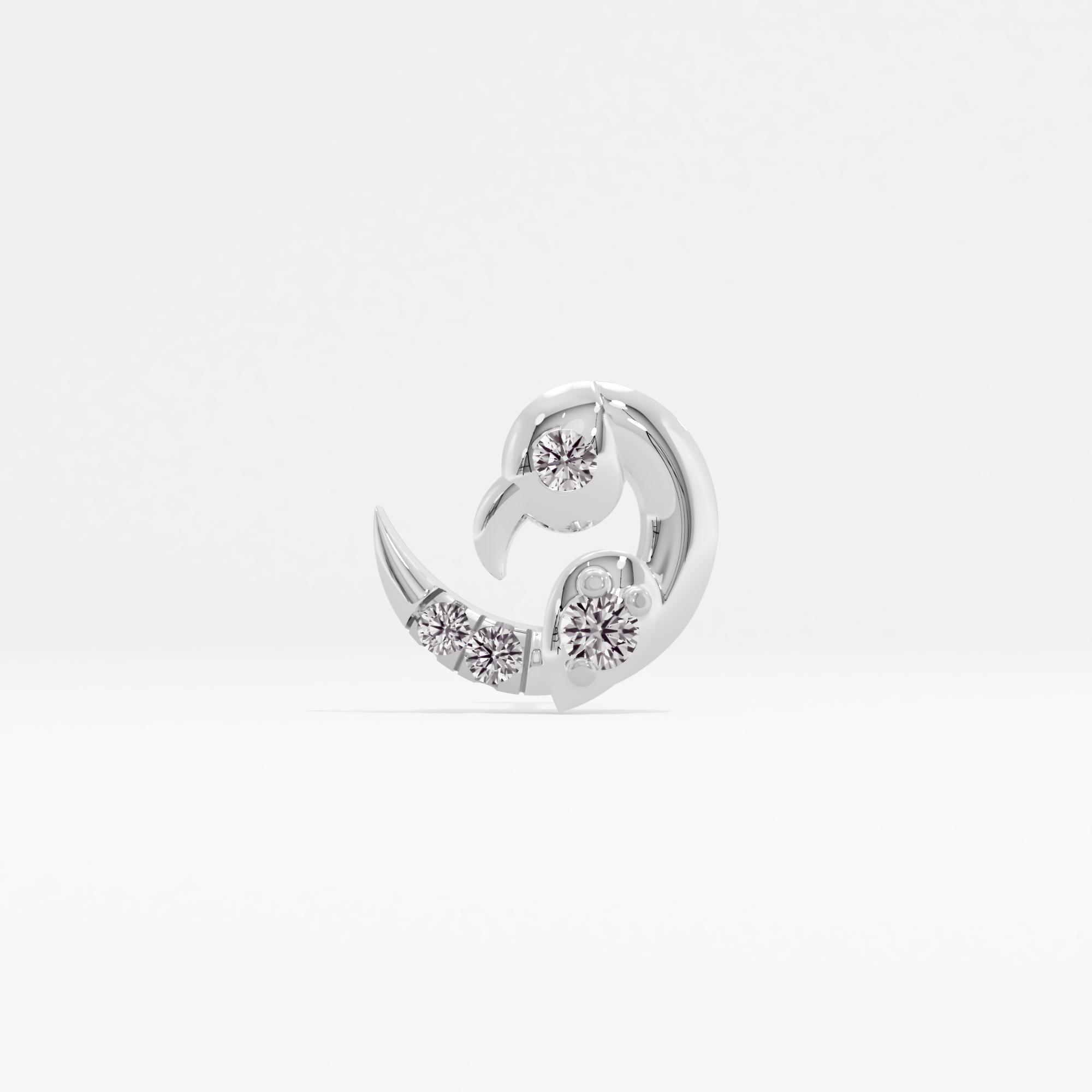 Inspiring Belle Solitaire Nose Pin