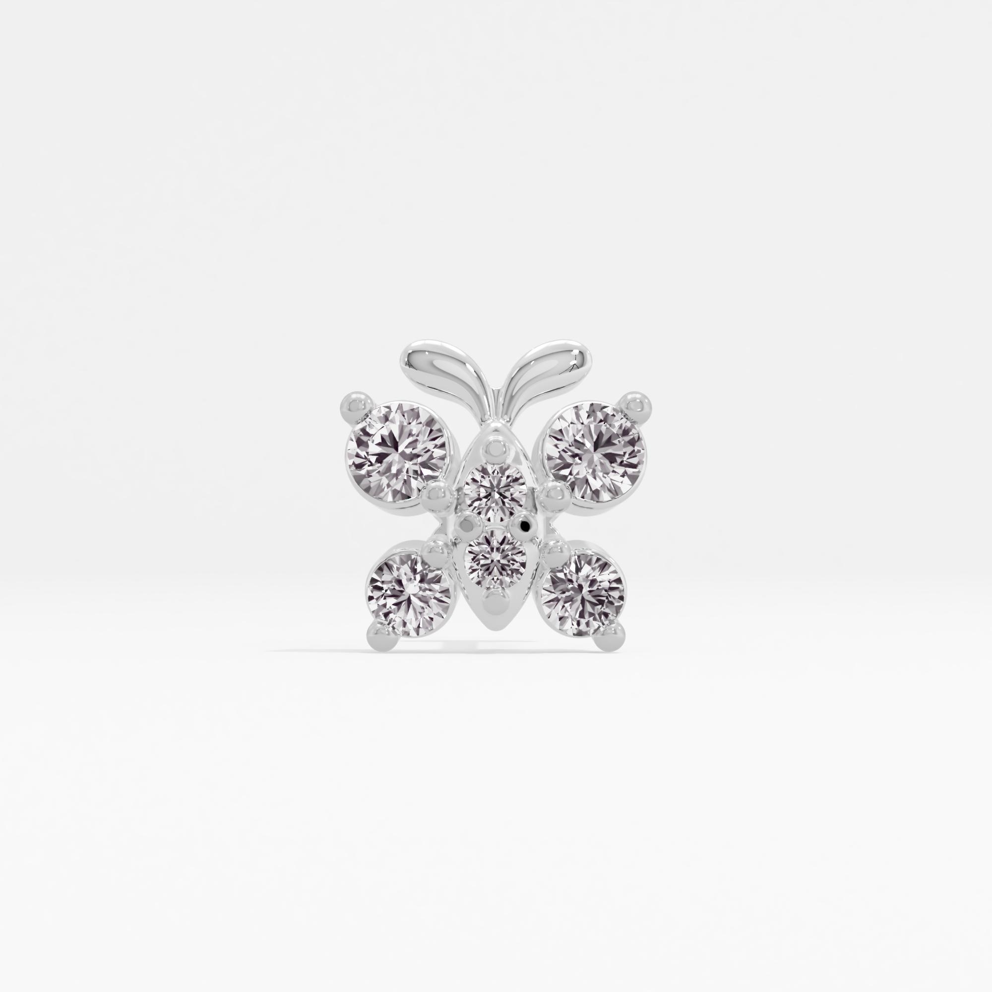 Voguish Glisten Cluster Nose Pin