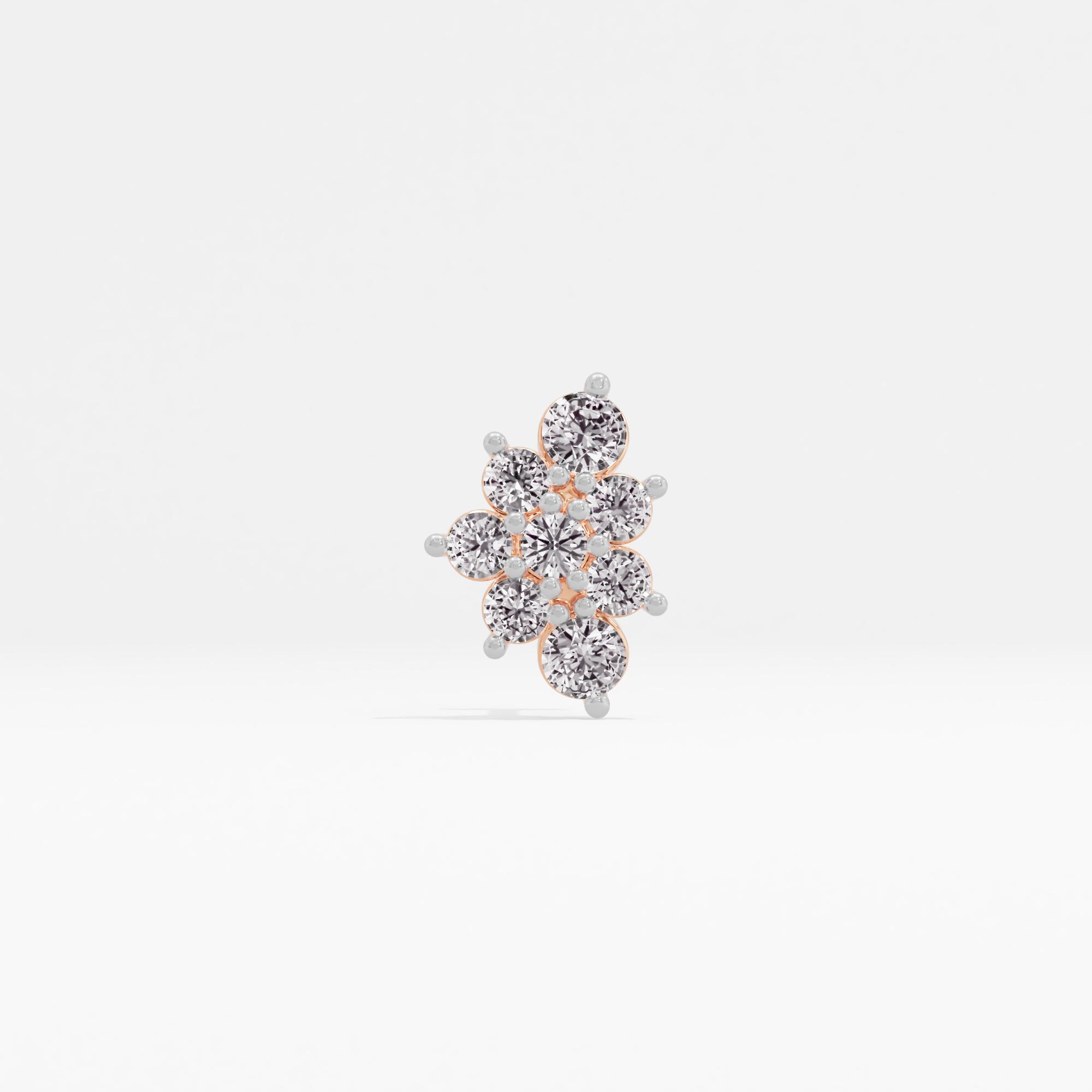 GlowStar Layers Cluster Nose Pin