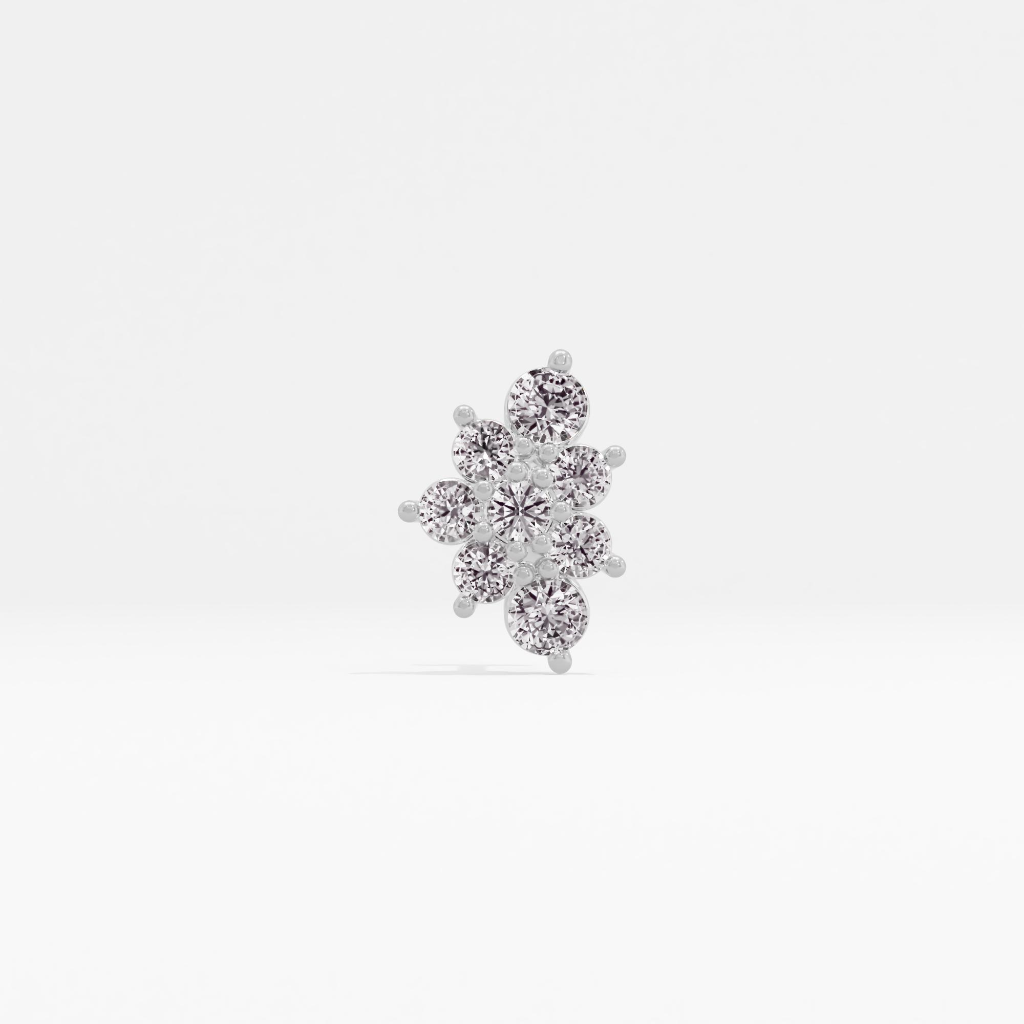 GlowStar Layers Cluster Nose Pin