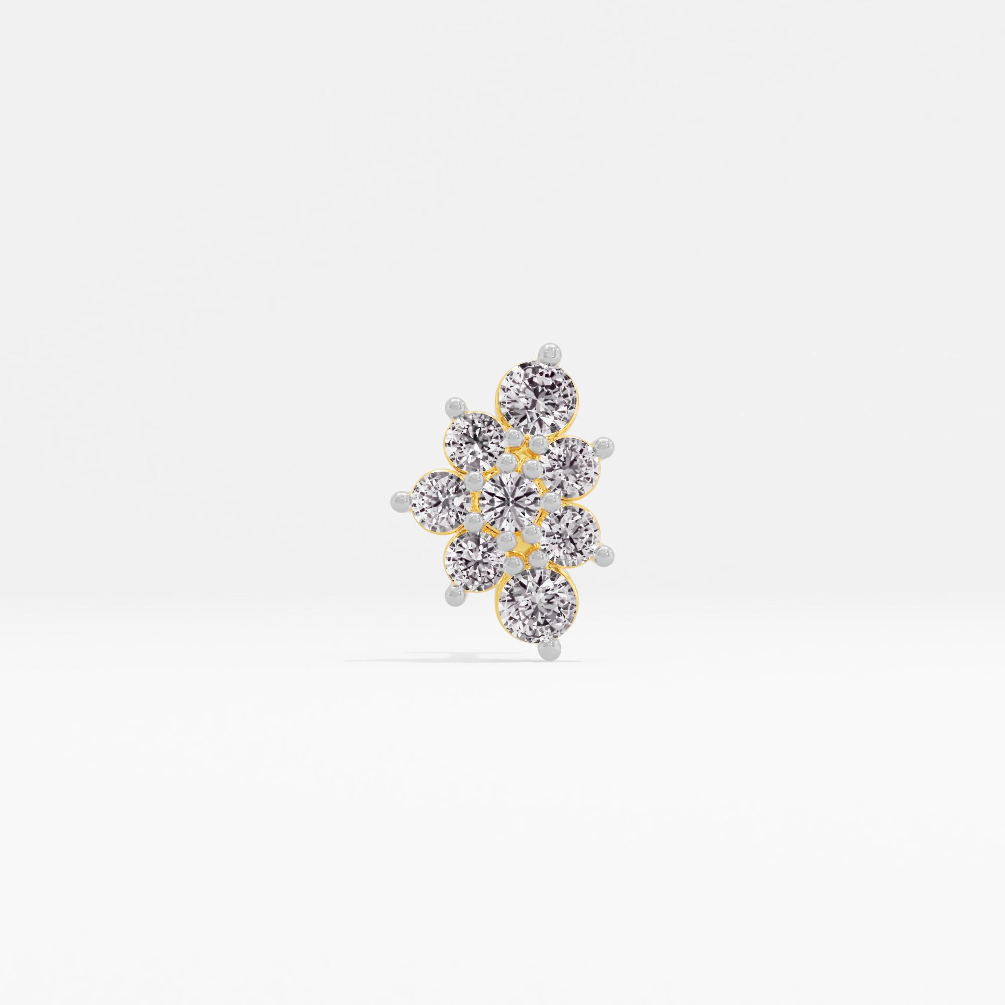GlowStar Layers Cluster Nose Pin