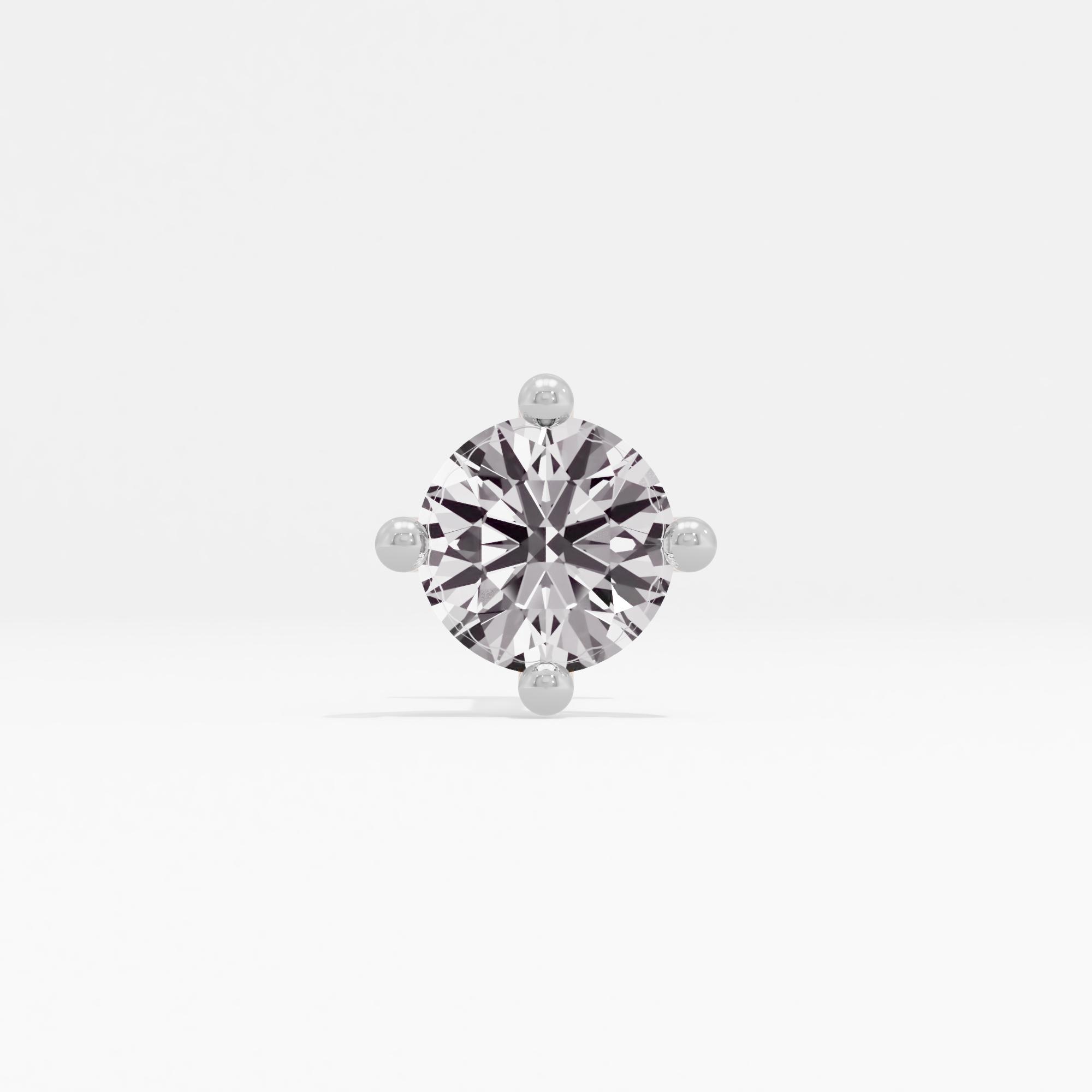 Serene Simplicity Solitaire Nose Pin