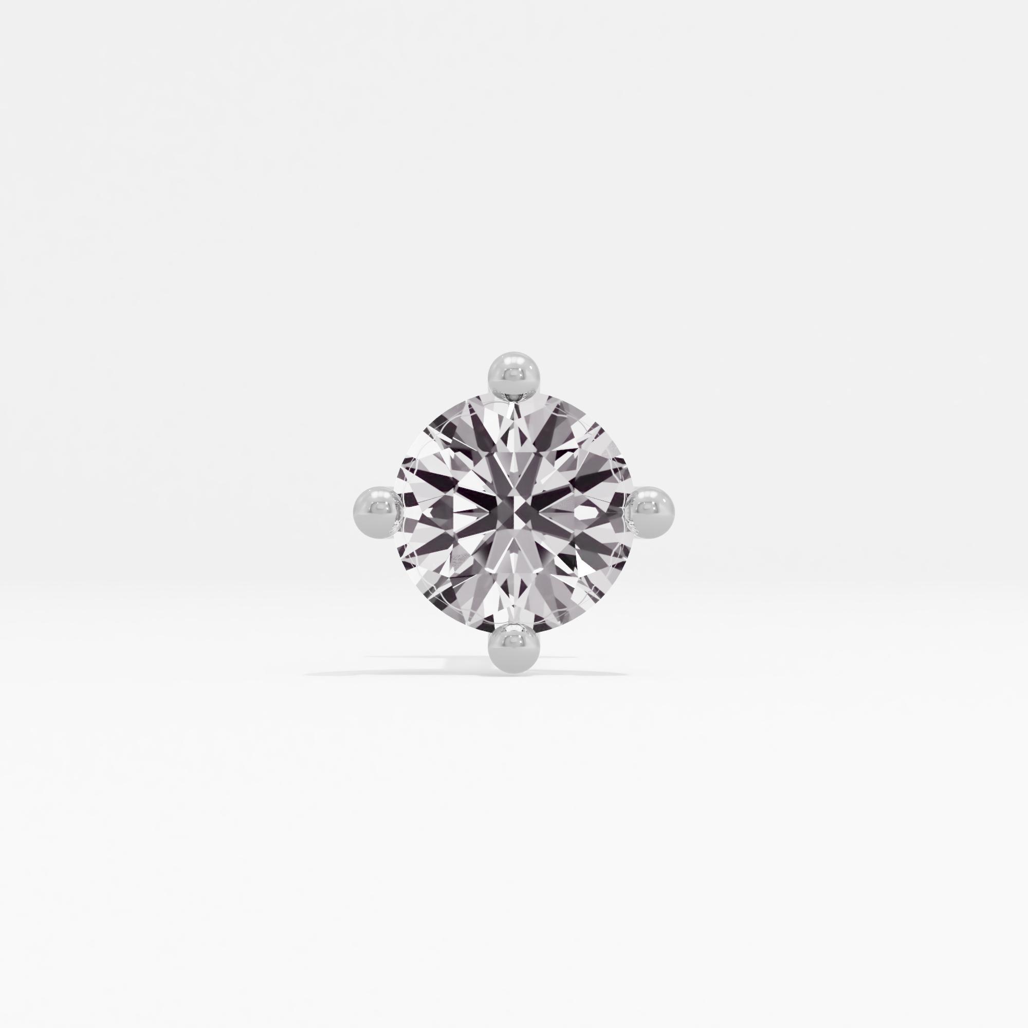 Serene Simplicity Solitaire Nose Pin