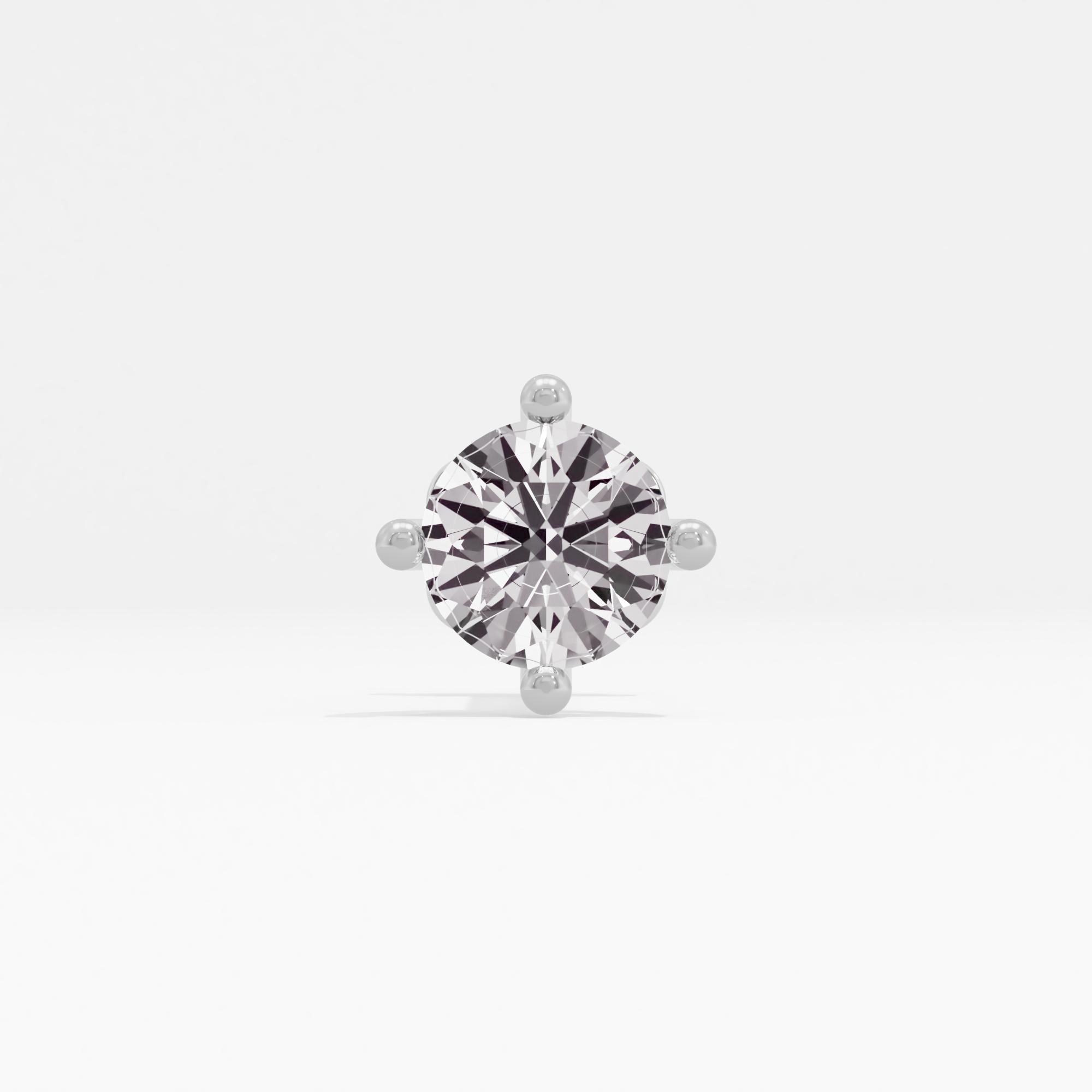Infinite Boon Solitaire Nose Pin
