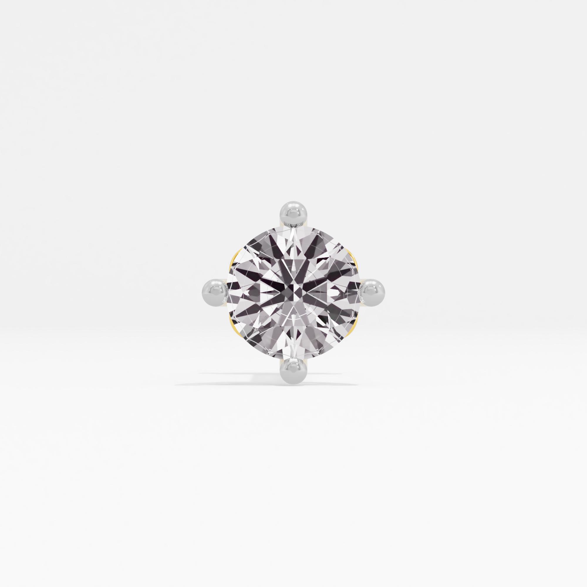 Infinite Boon Solitaire Nose Pin