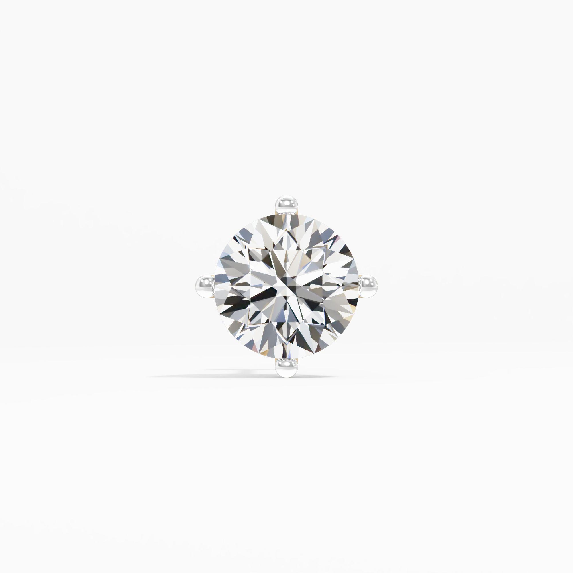 Timeless Round Solitaire Nose Pin