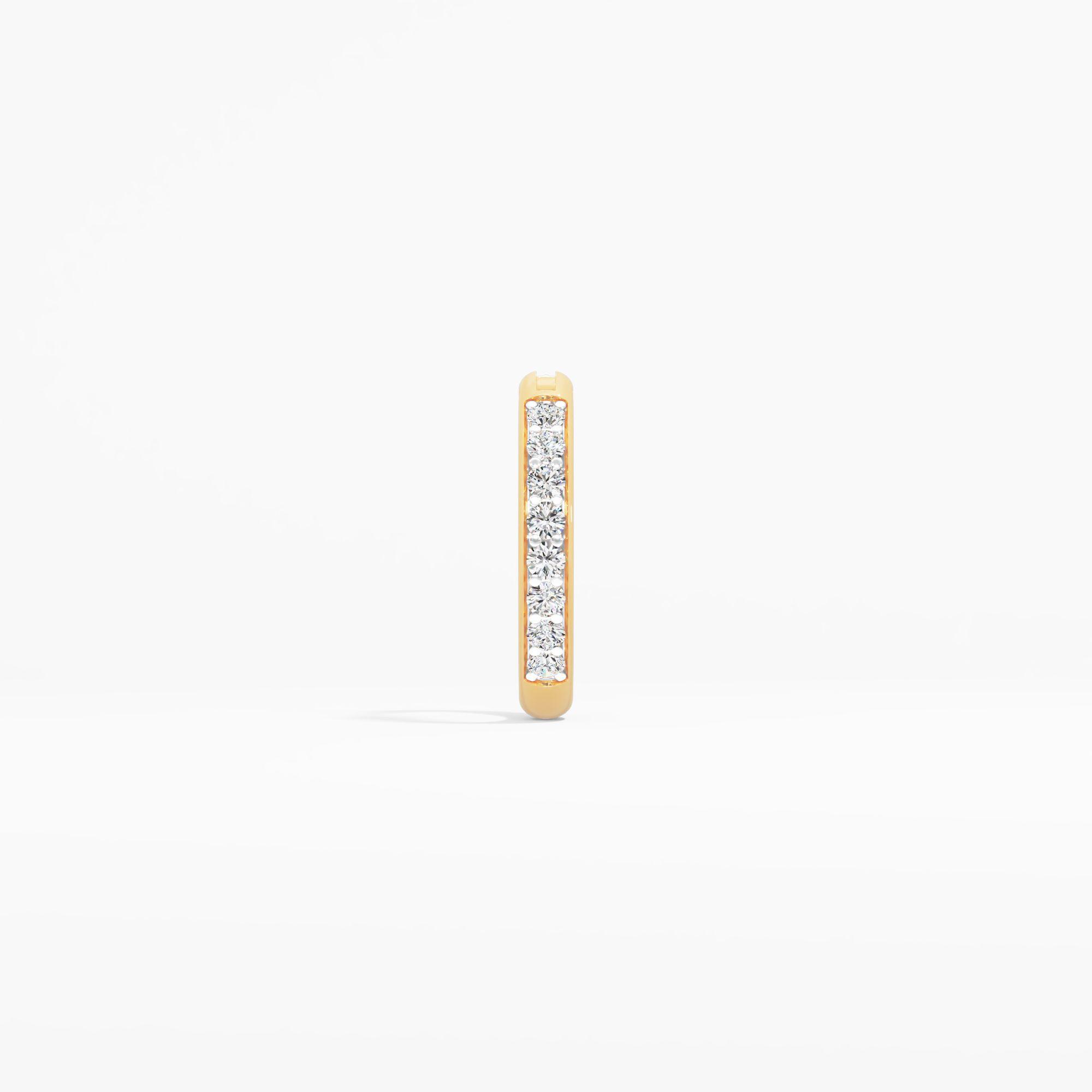 Linear Set 7 Stone Nose Pin