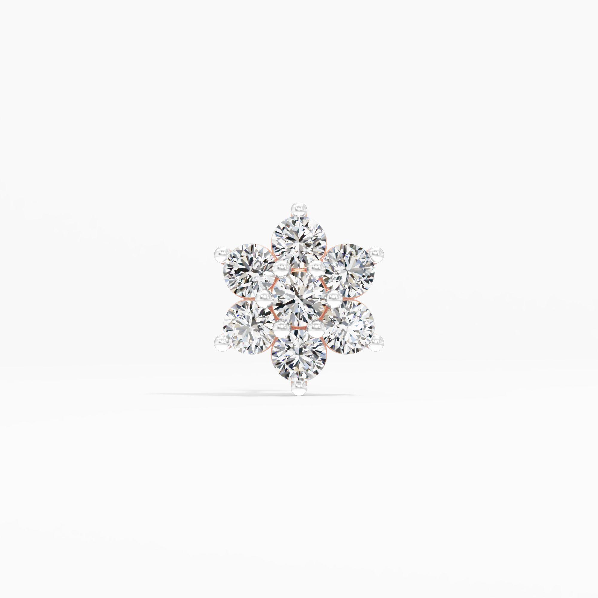 The Diamond Rosette Nosepin