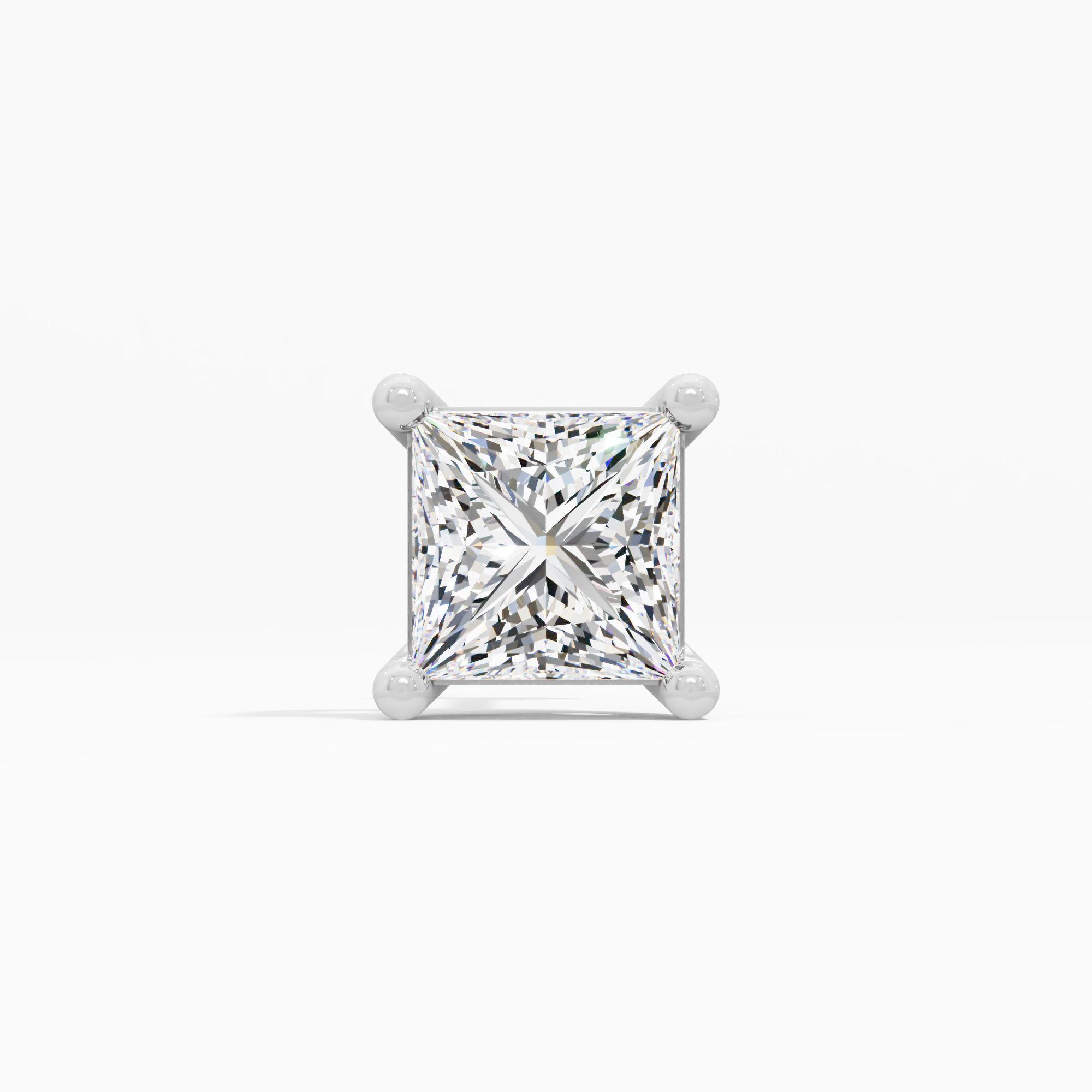Princess Cut Solitaire Nosepin