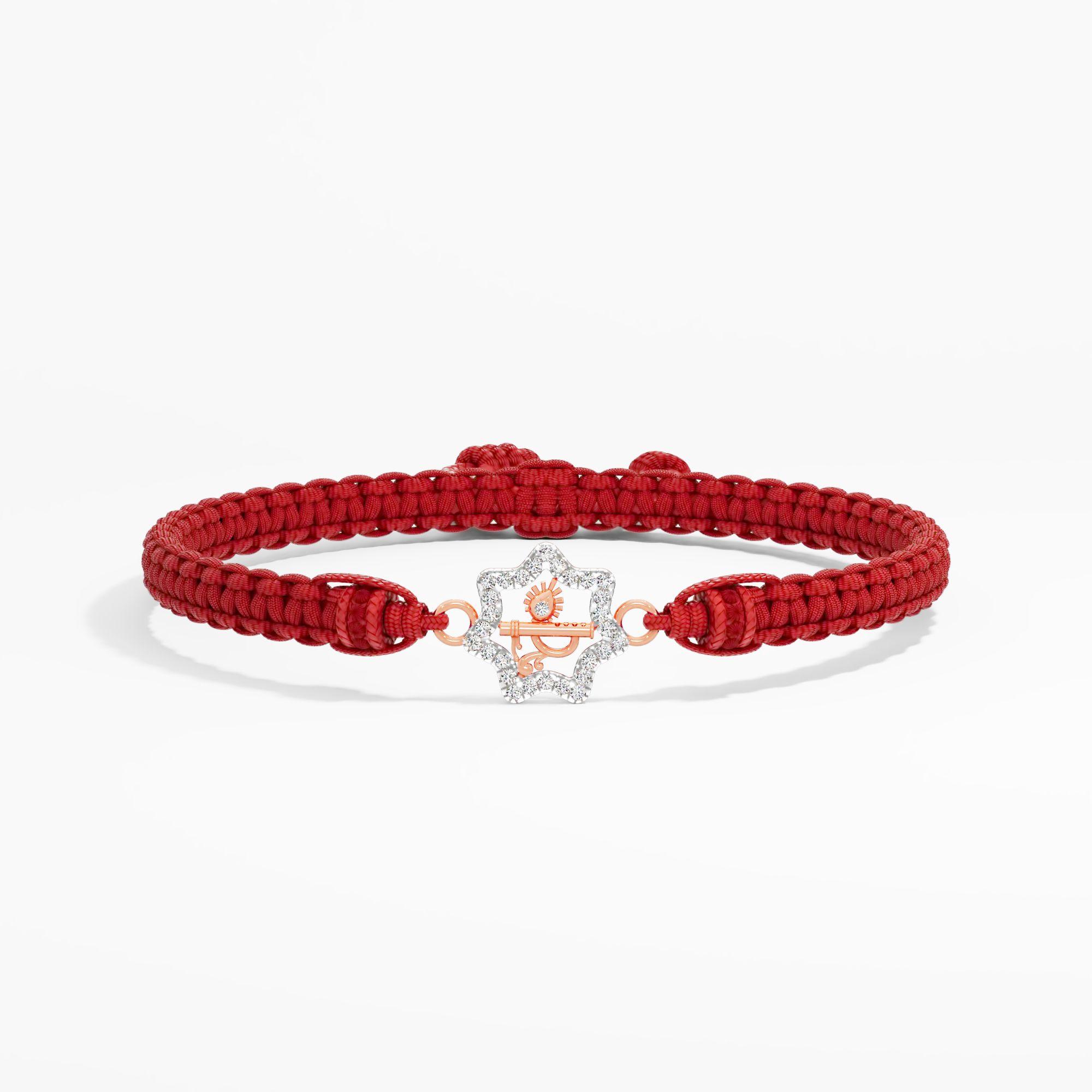 Melodic Bansuri Diamond Rakhi