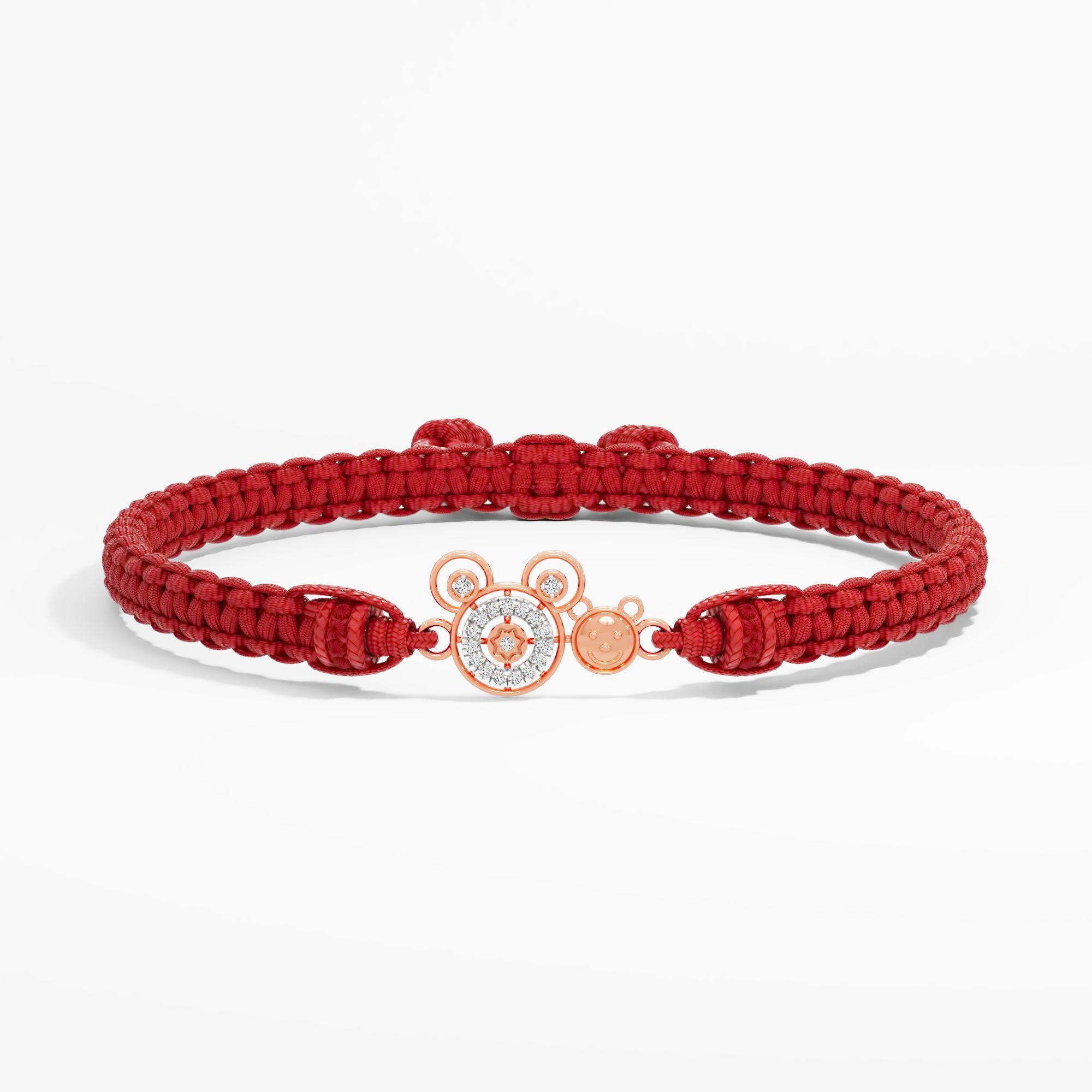 StarBear Orbit Diamond Rakhi