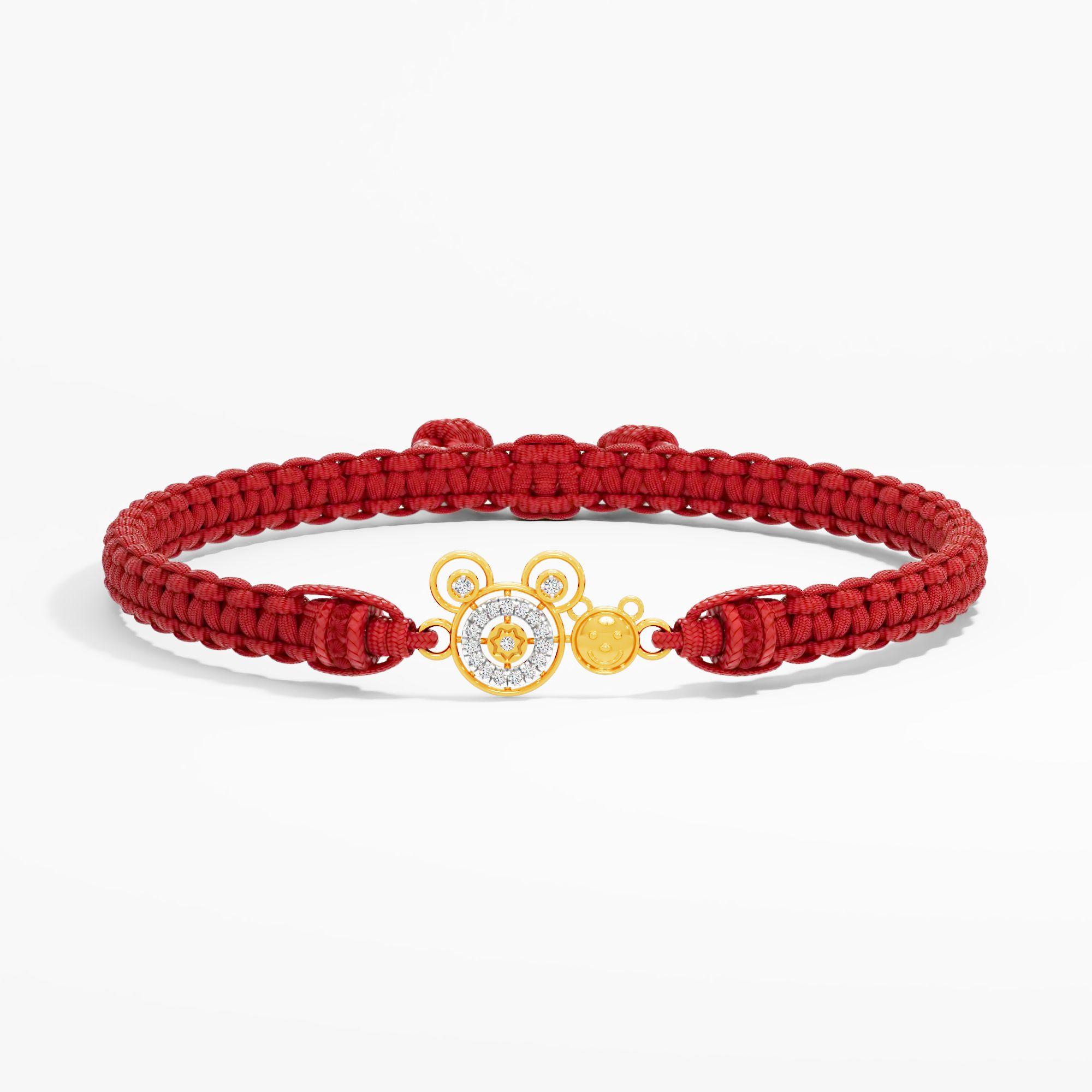 StarBear Orbit Diamond Rakhi