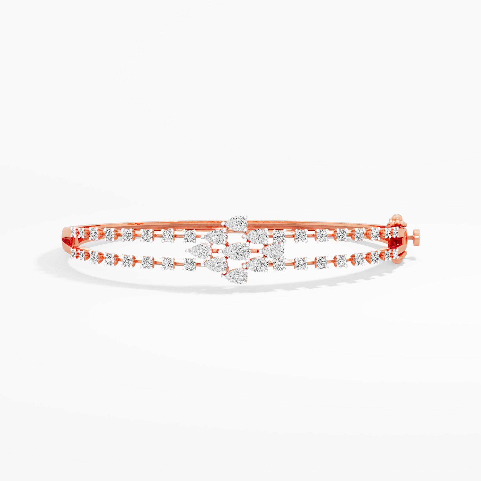 Noble Cluster Diamond Bracelet