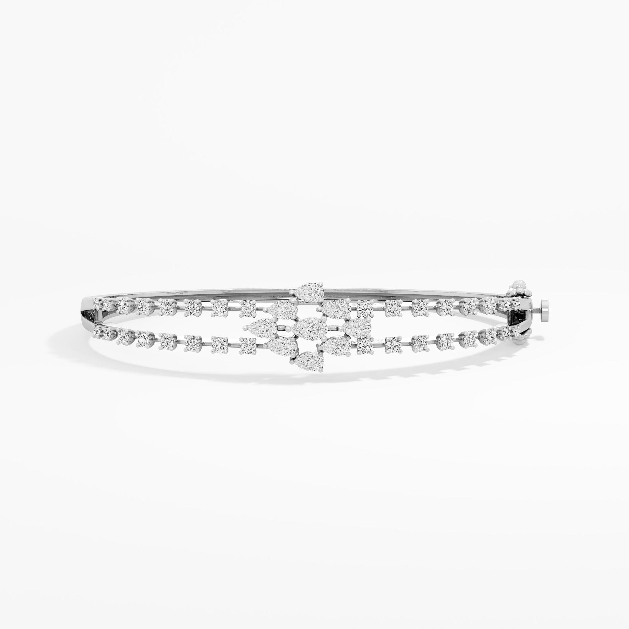Noble Cluster Diamond Bracelet