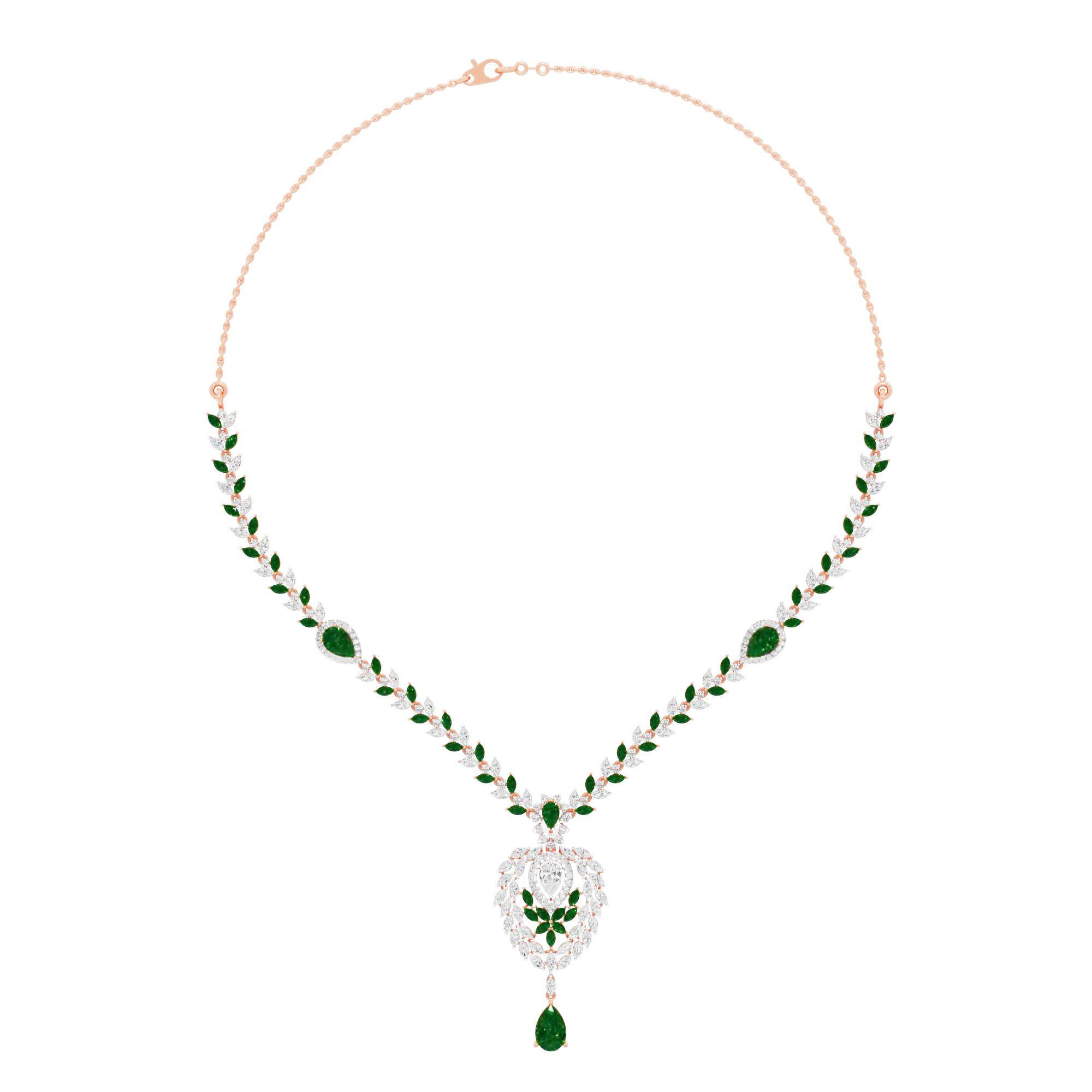 Crownleaf Emerald Heritage Necklace