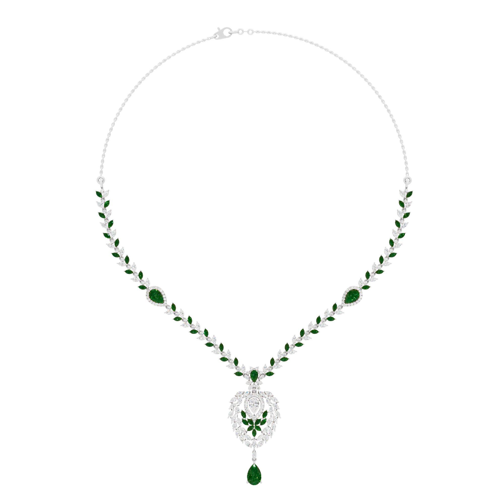 Crownleaf Emerald Heritage Necklace