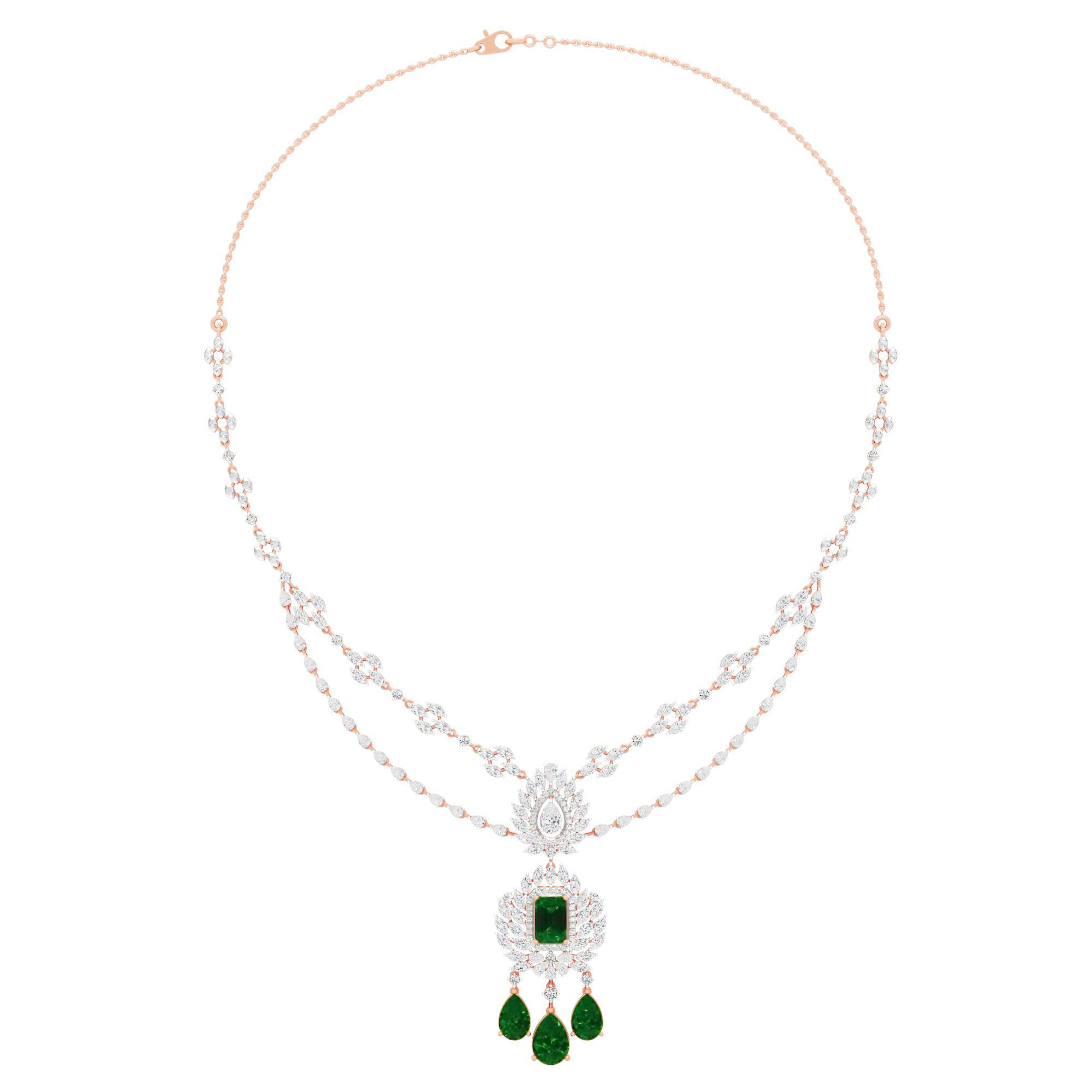 Aira Empress Drop Necklace