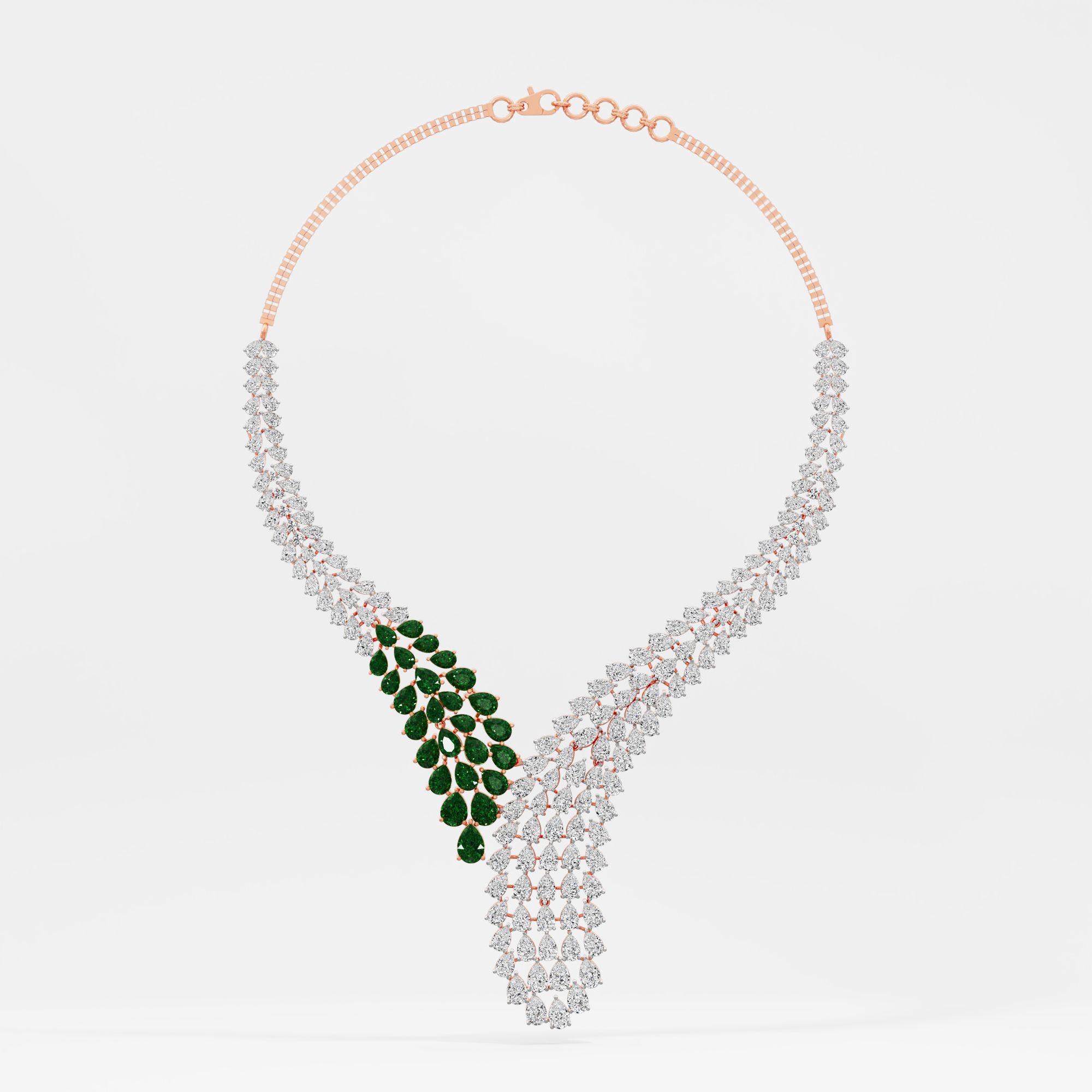 Ivy Cascade Diamond Necklace