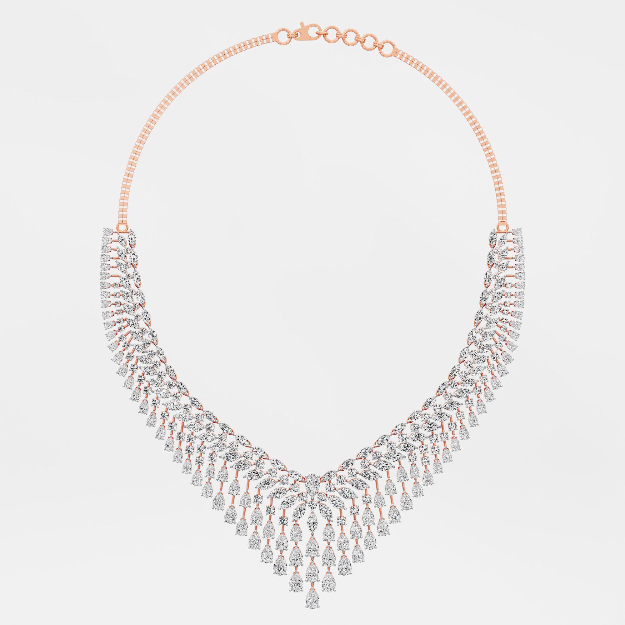 Whispered Light Diamond Necklace