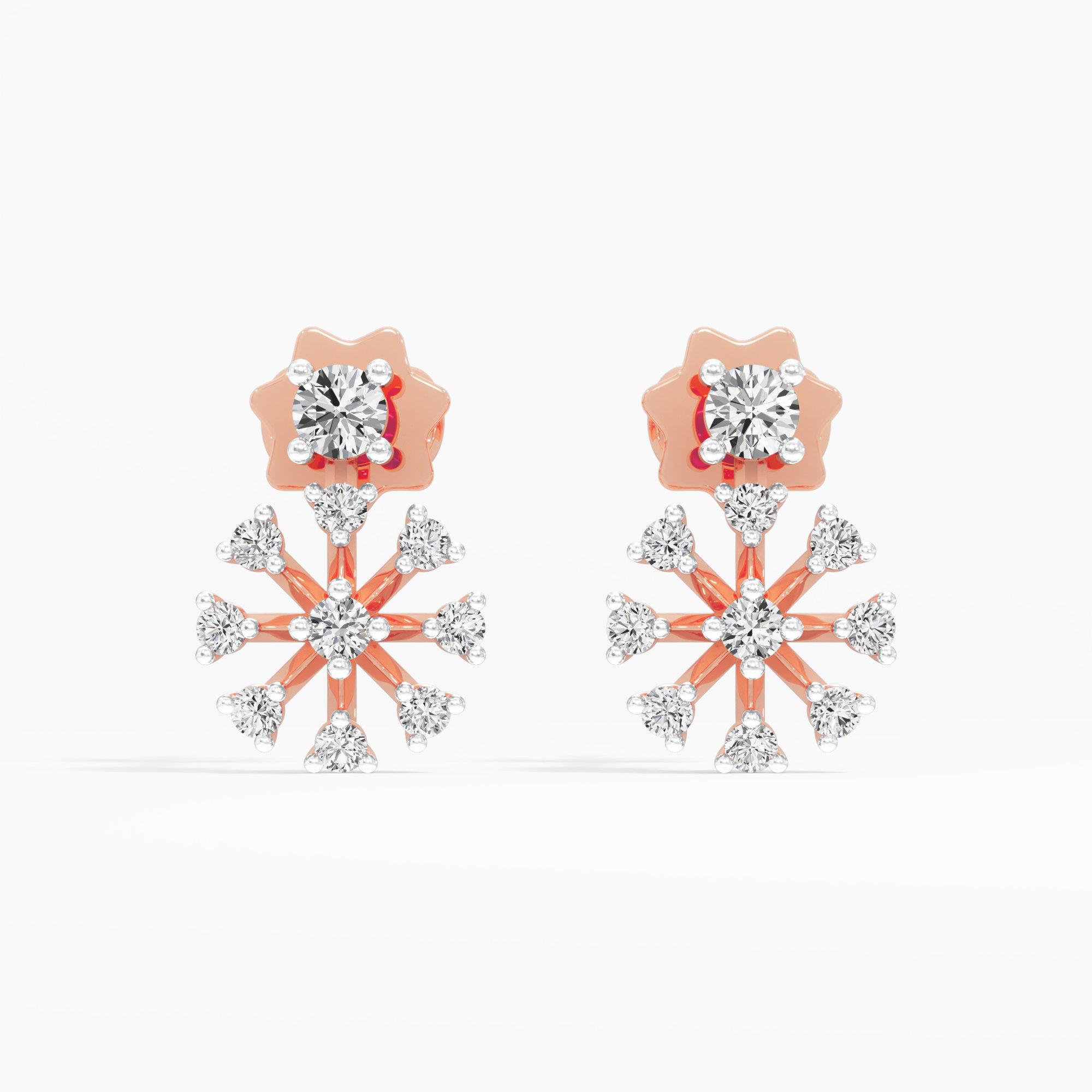 Star Bloom Stud Earrings