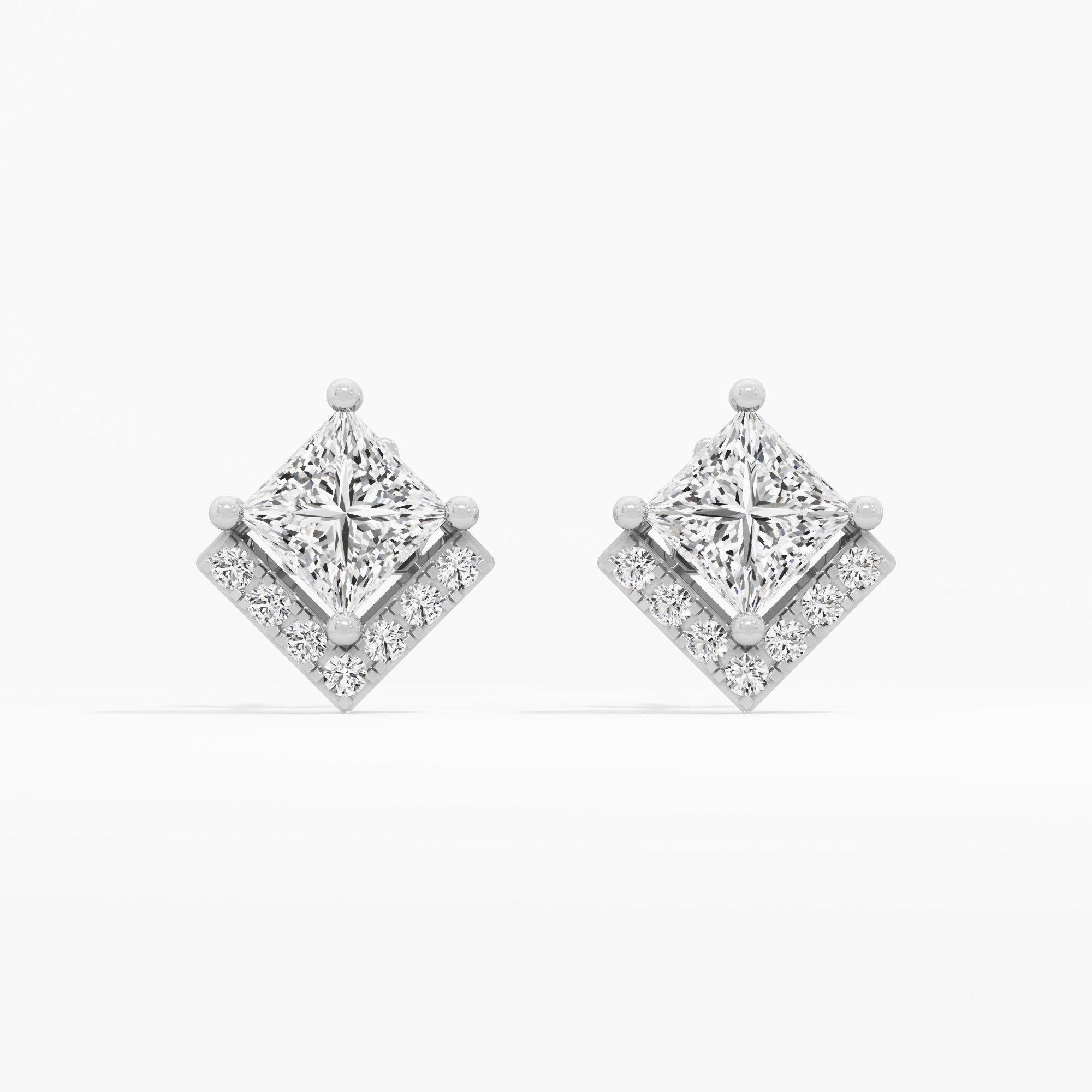 Sparkle Quadra Stud Earrings