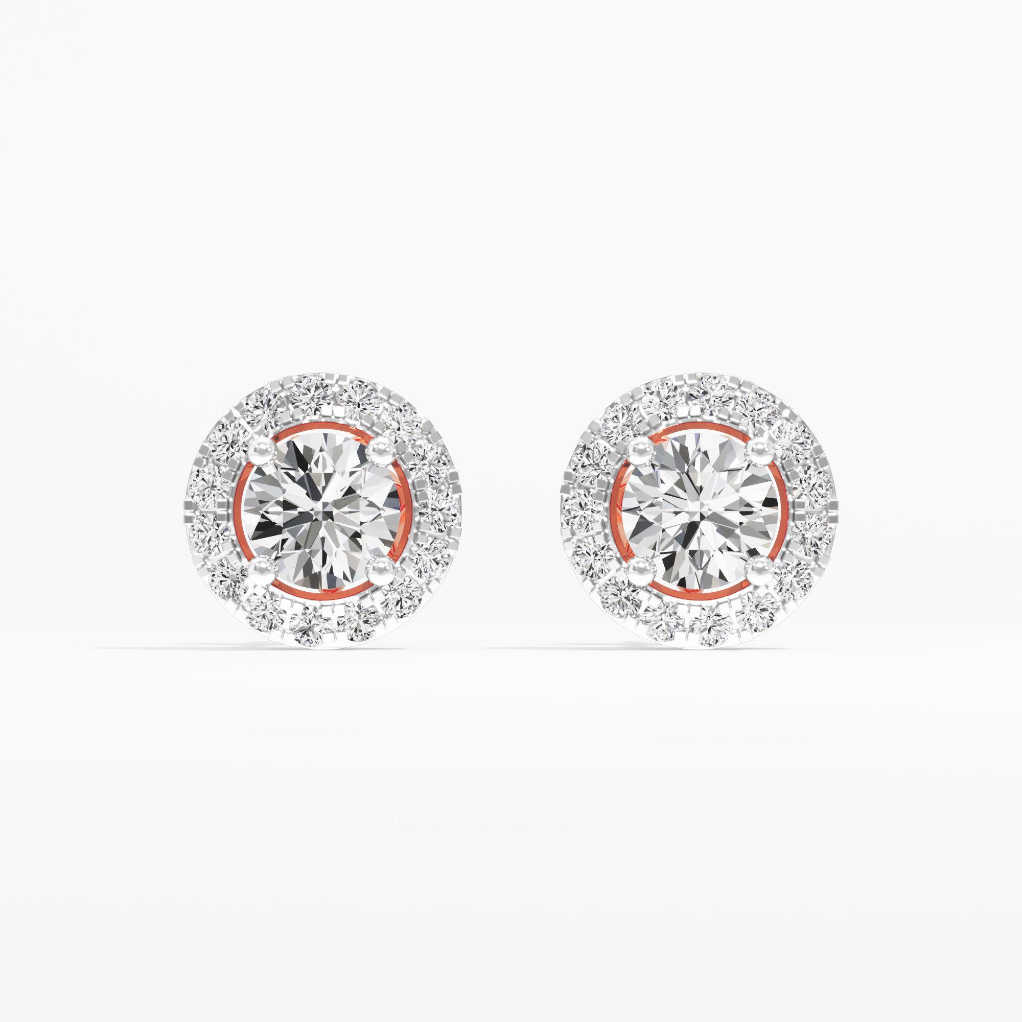 Aura Glow Stud Earrings