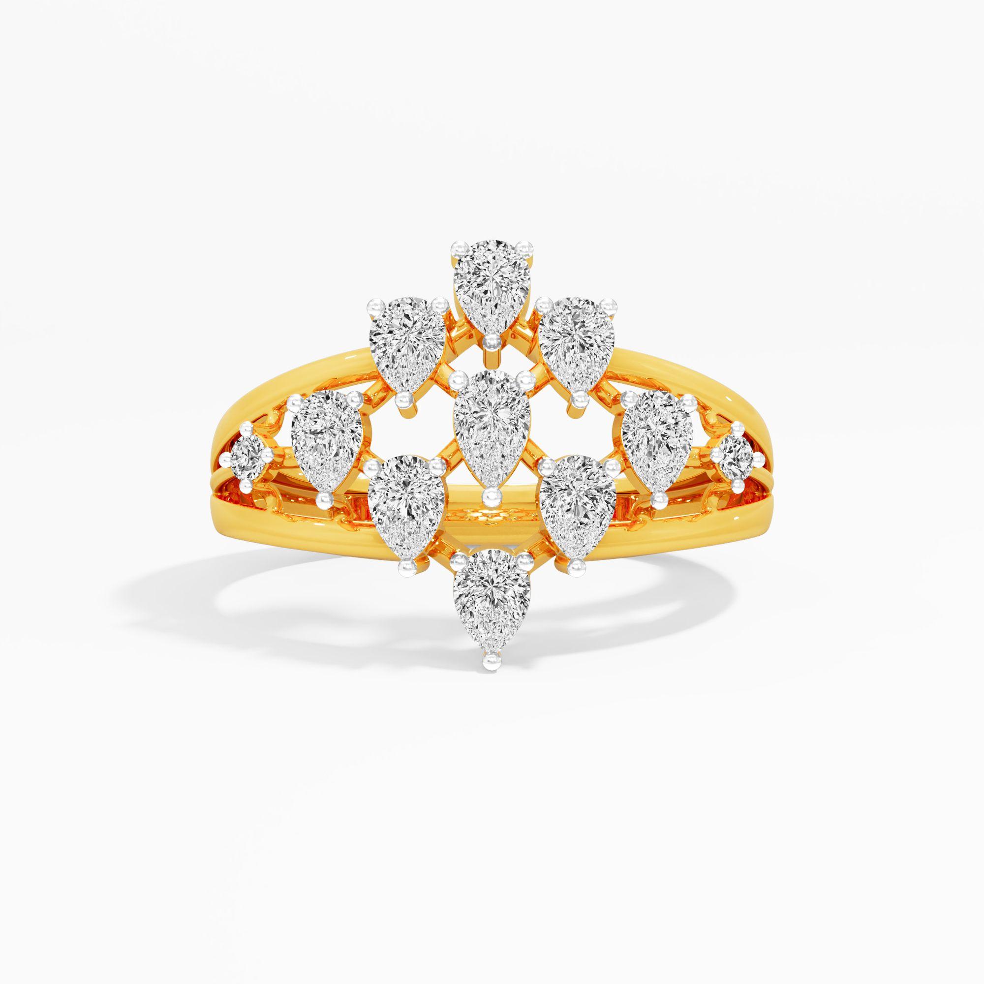 Noble Cluster Diamond Ring