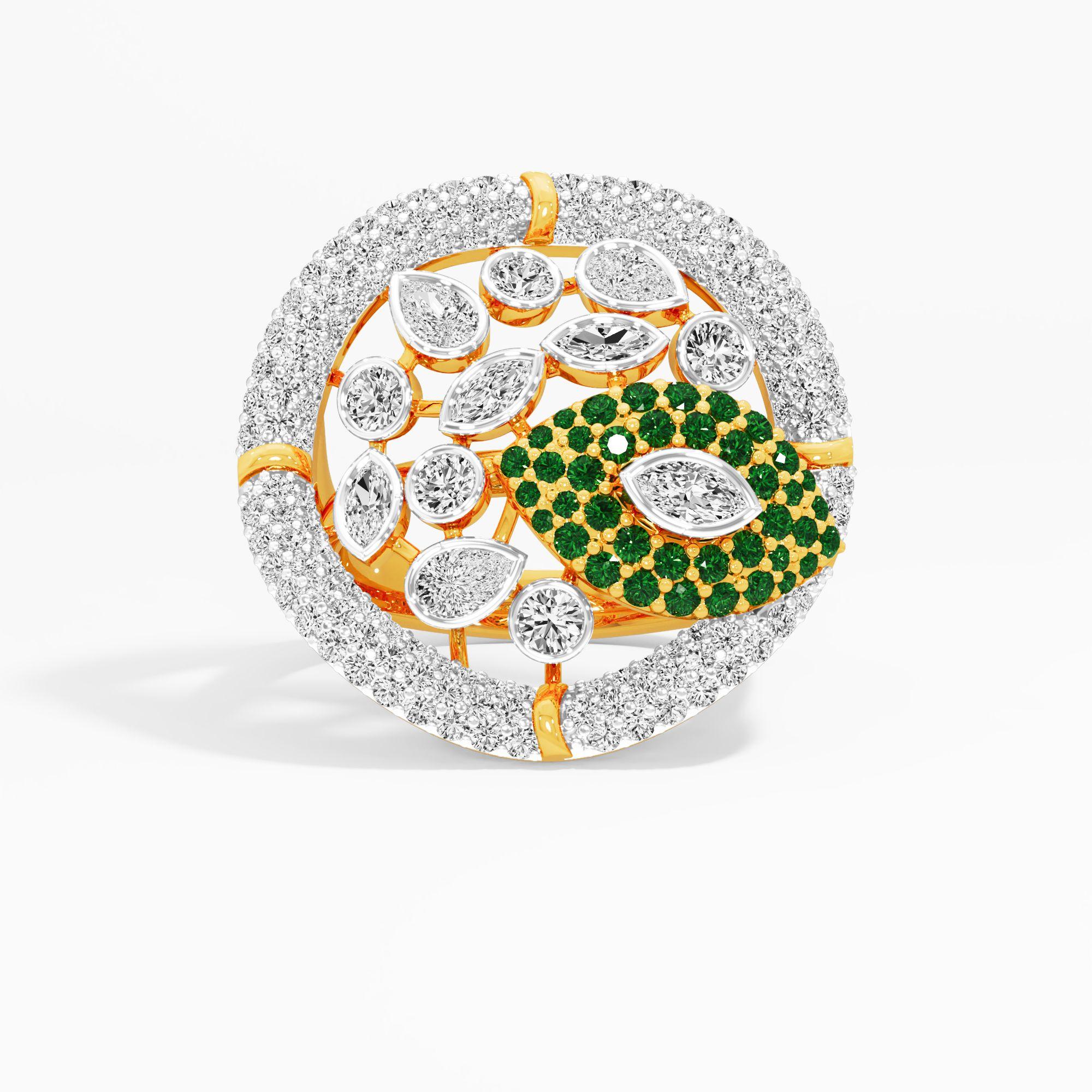 Woven Wonder Cocktail Ring