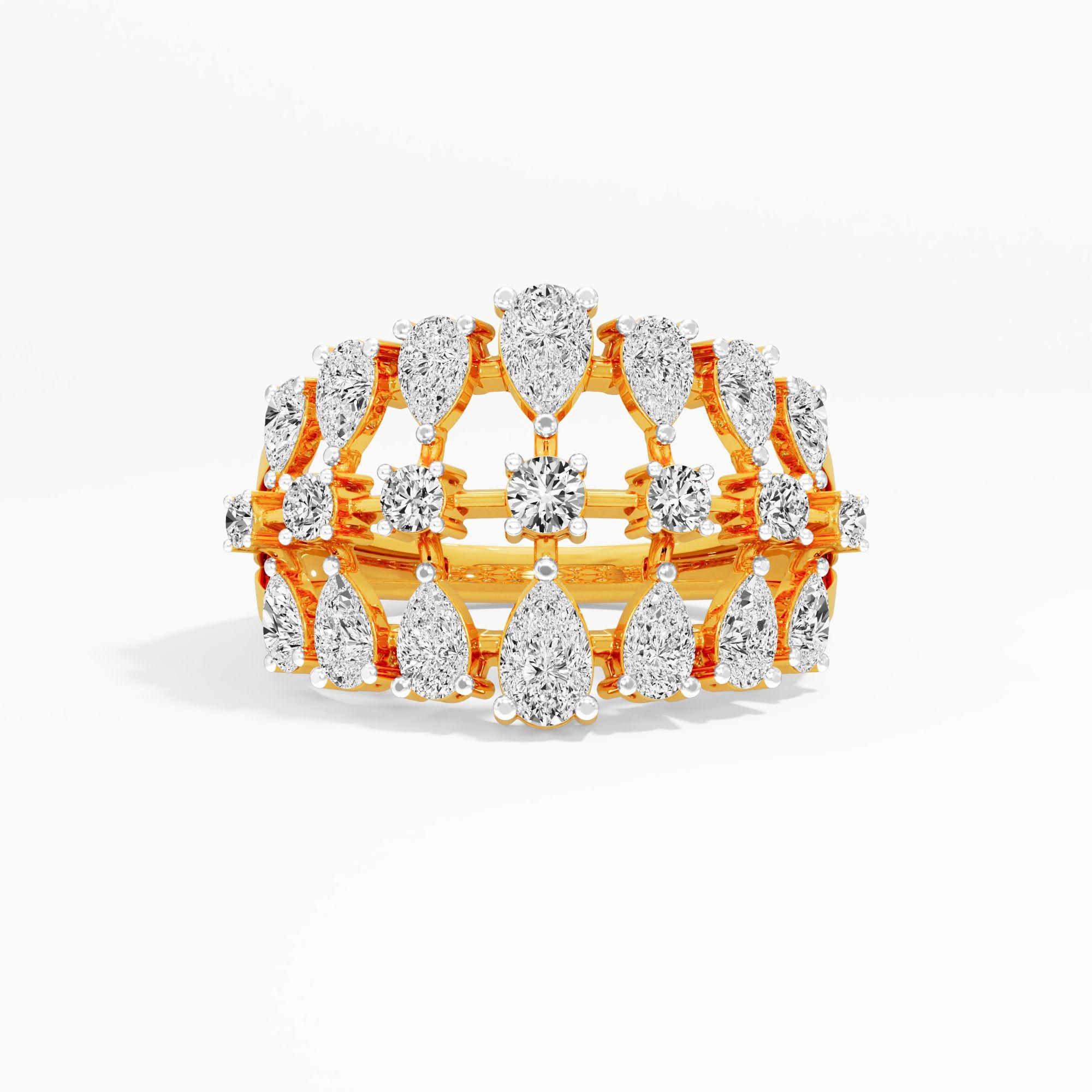 Whispered Light Cluster Ring