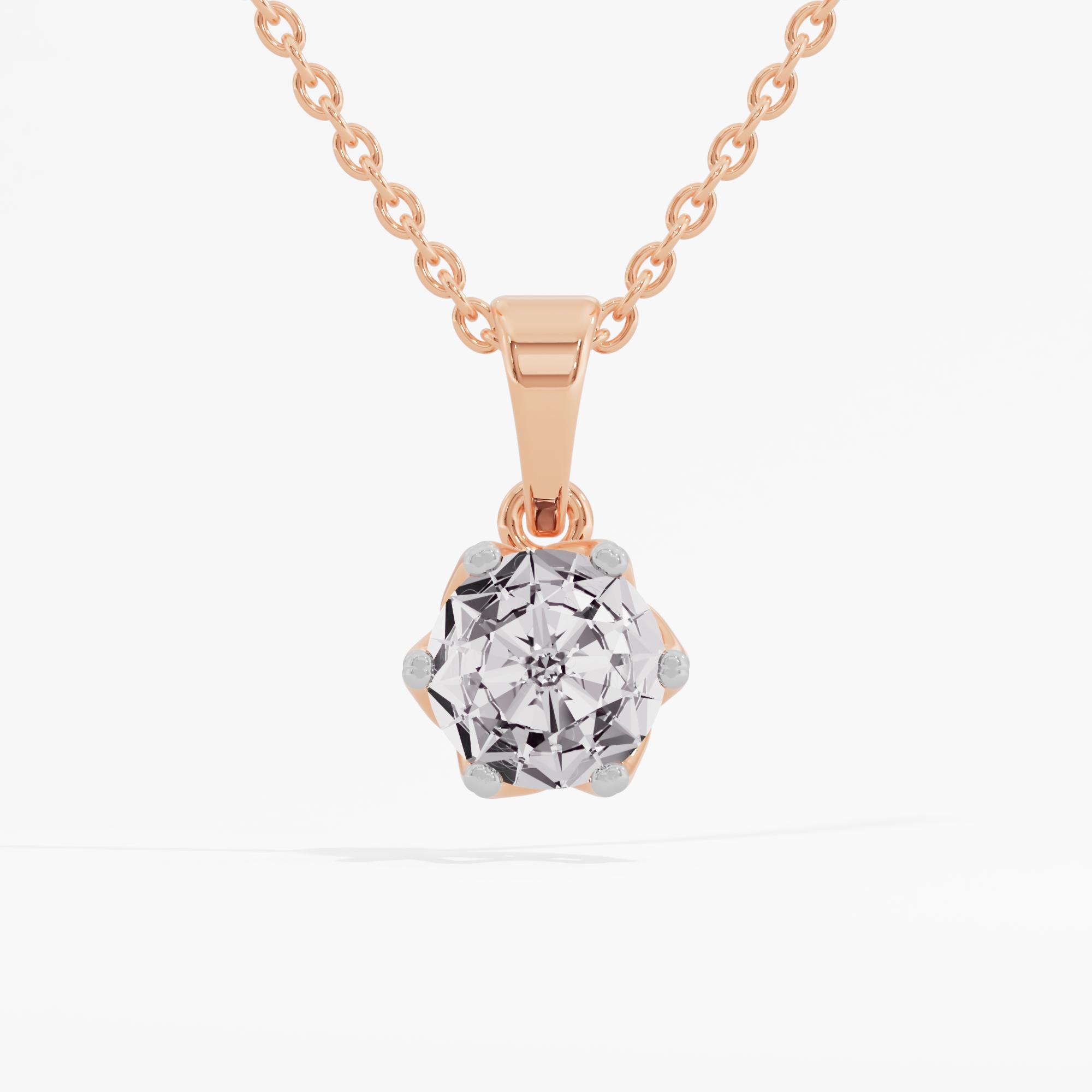 Lotus Appeal Solitaire Pendant
