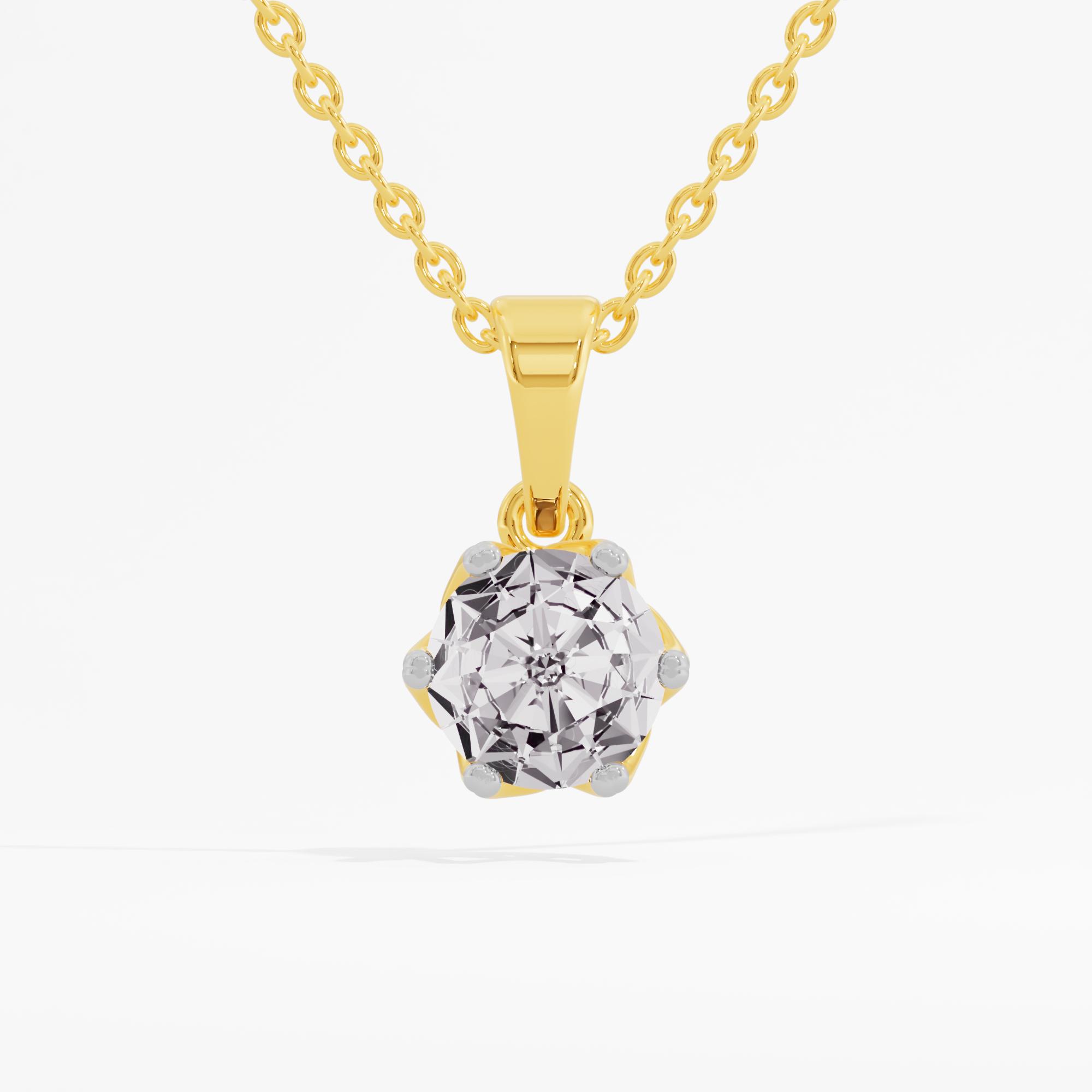 Lotus Appeal Solitaire Pendant