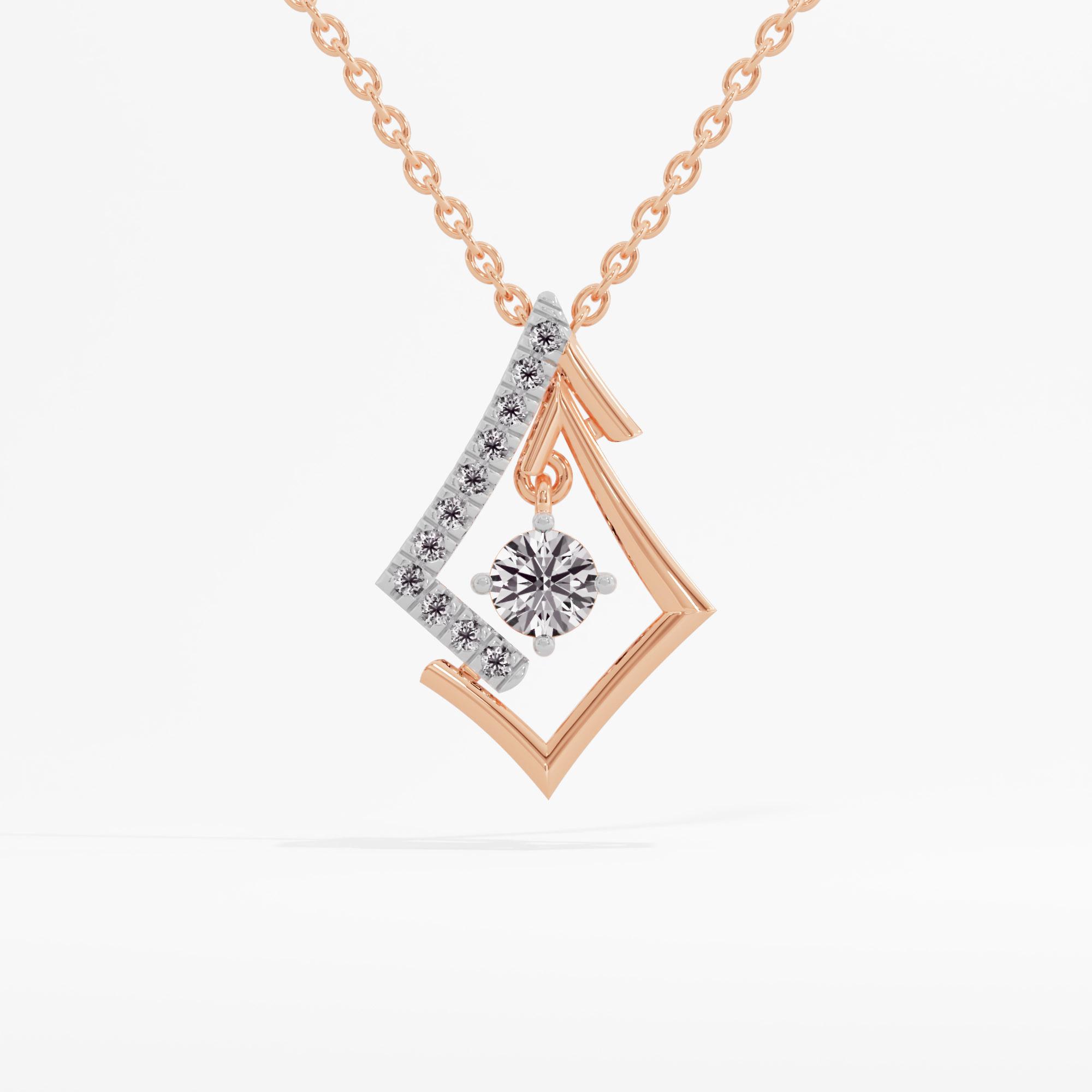 TrianGlo Solitaire Pendant
