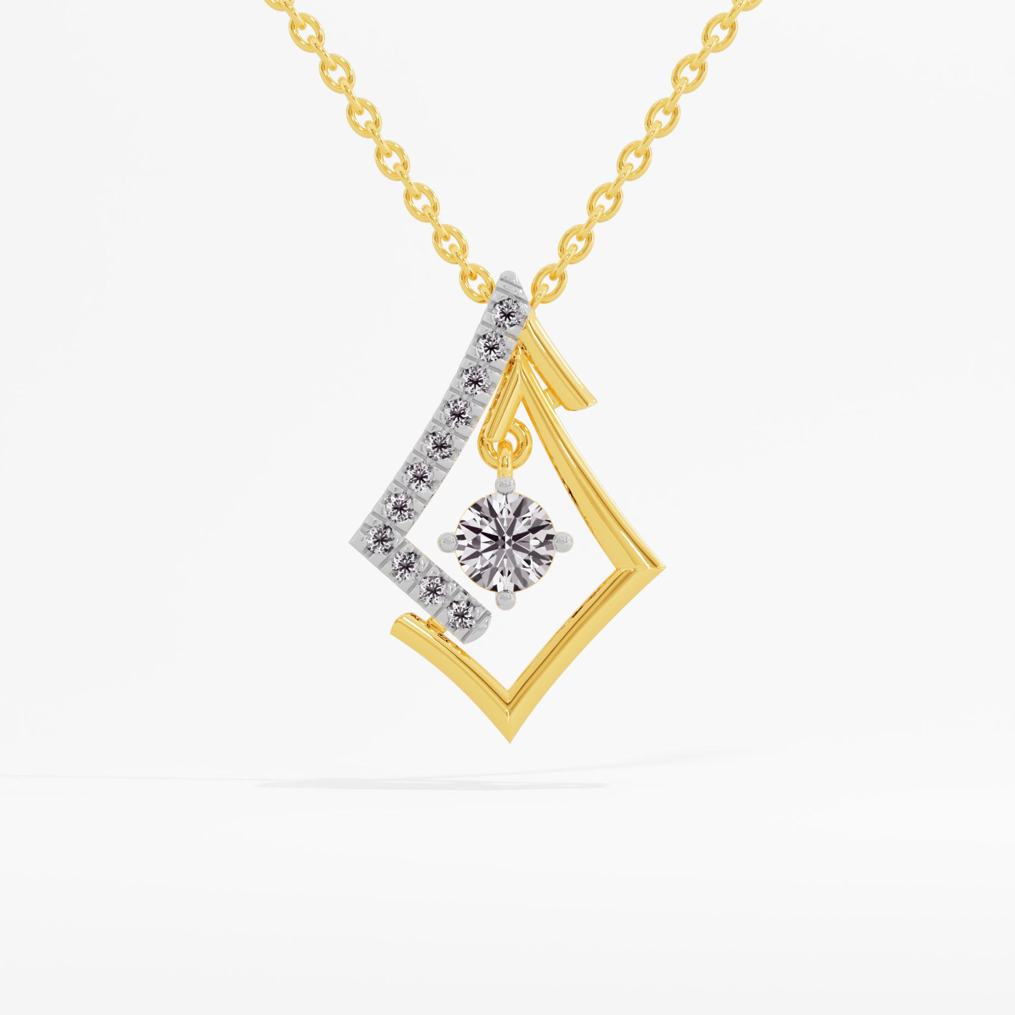 TrianGlo Solitaire Pendant
