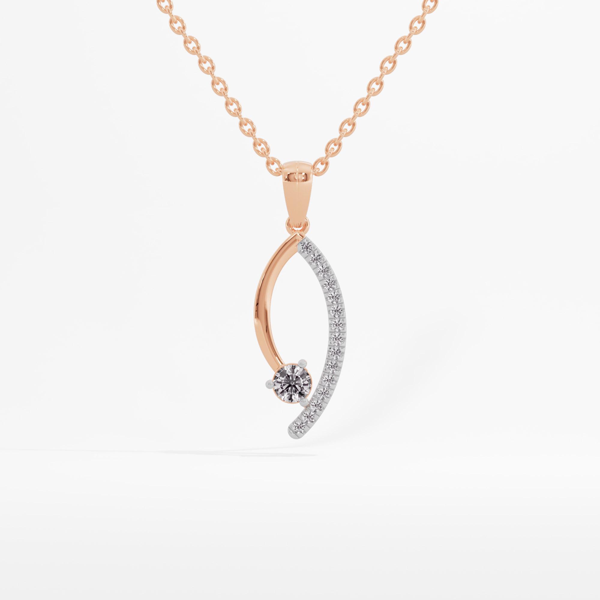 Convexa Solitaire Pendant