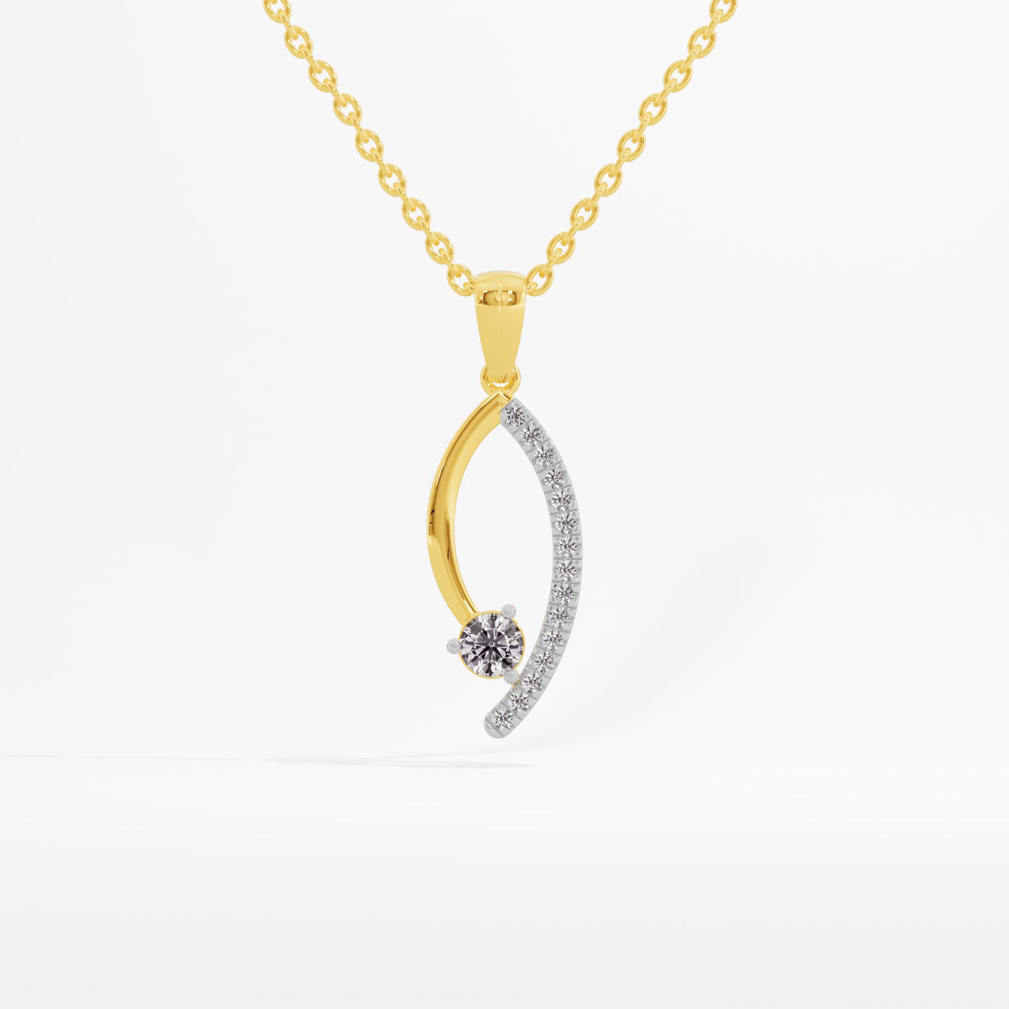 Convexa Solitaire Pendant